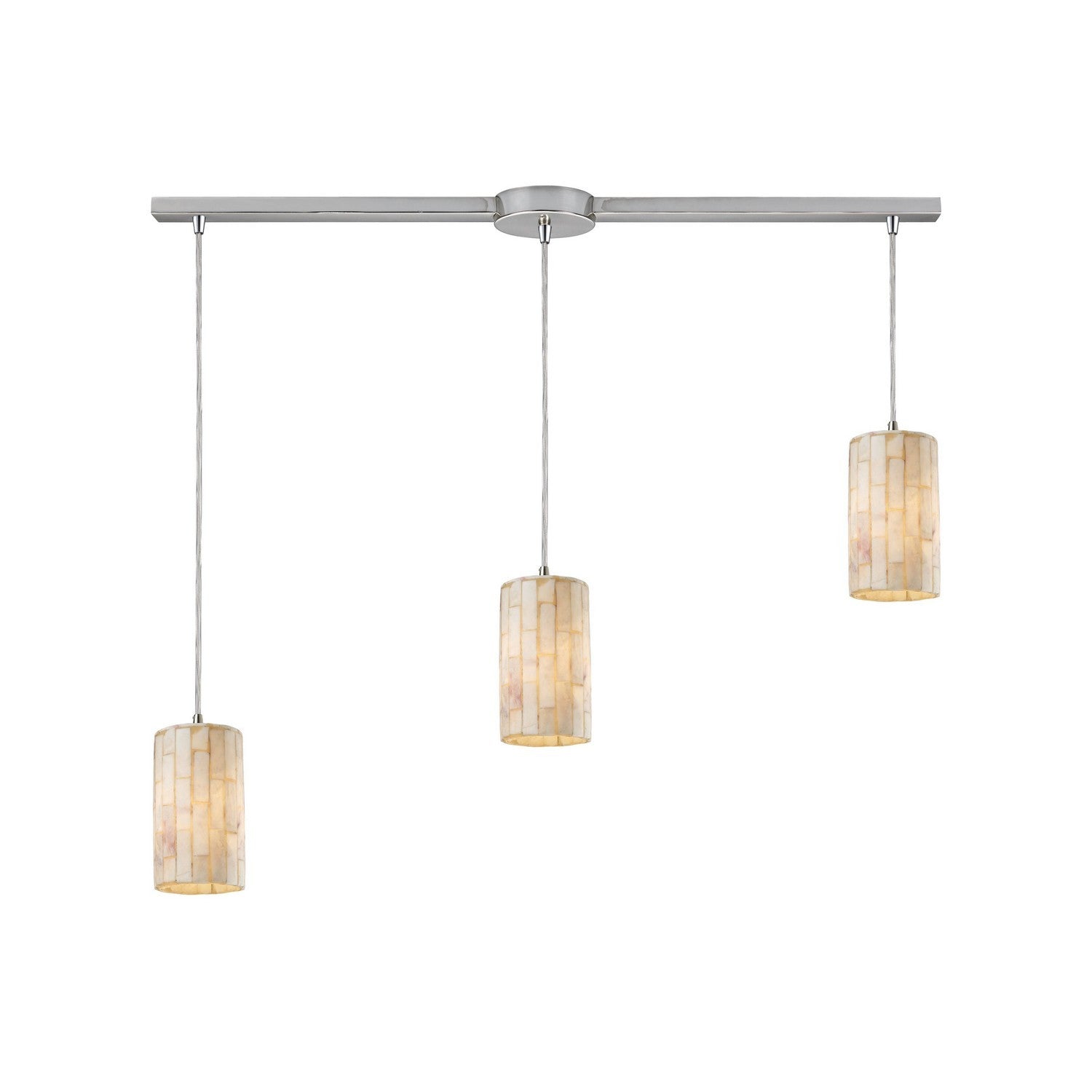 ELK Home - 10147/3L - Three Light Pendant - Coletta - Satin Nickel