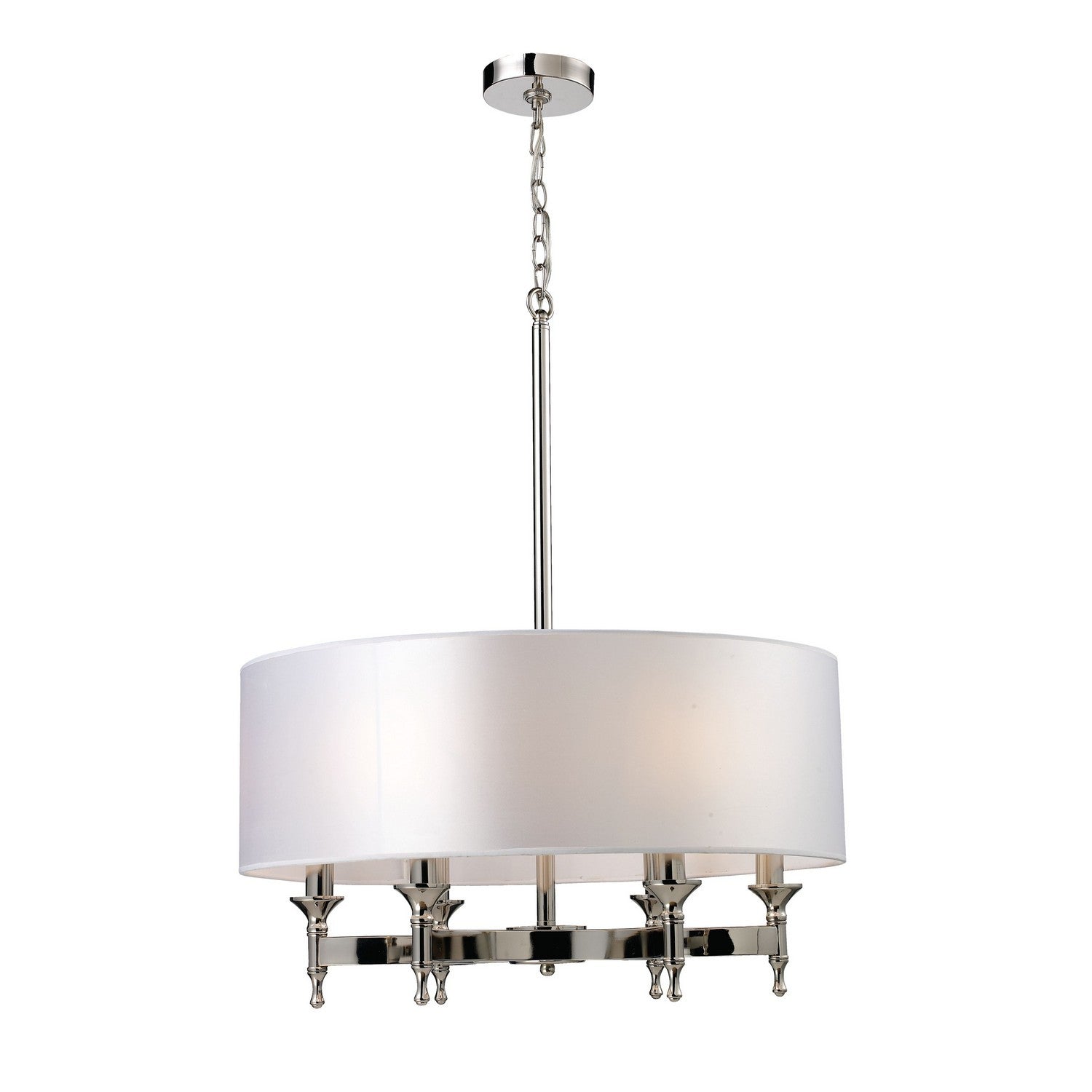 ELK Home - 10162/6 - Six Light Chandelier - Pembroke - Polished Nickel