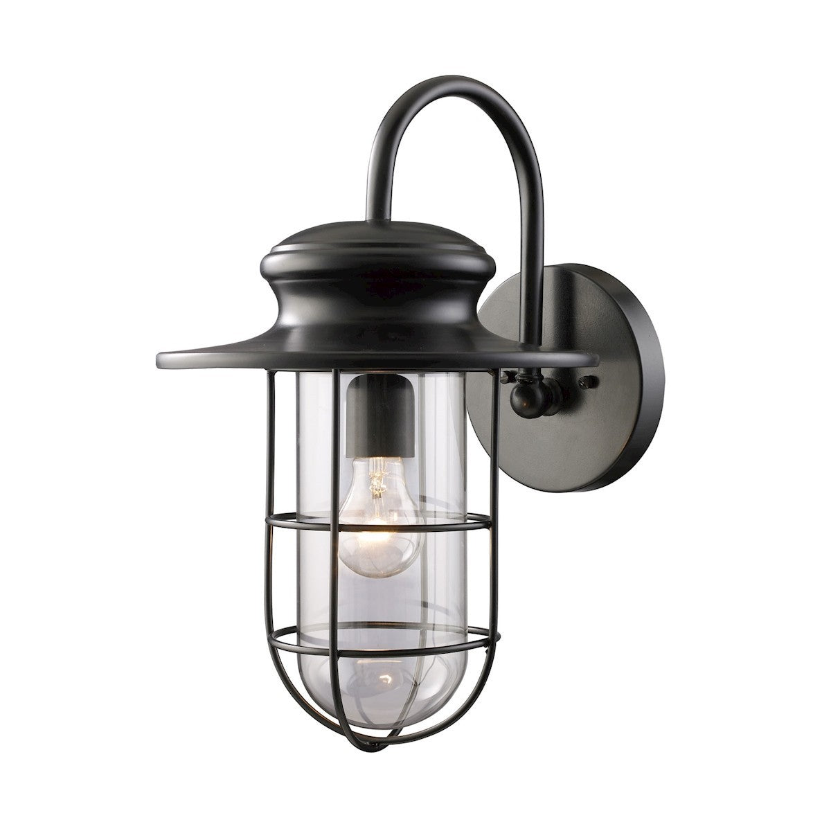 ELK Home - 42285/1 - One Light Outdoor Wall Sconce - Portside - Matte Black