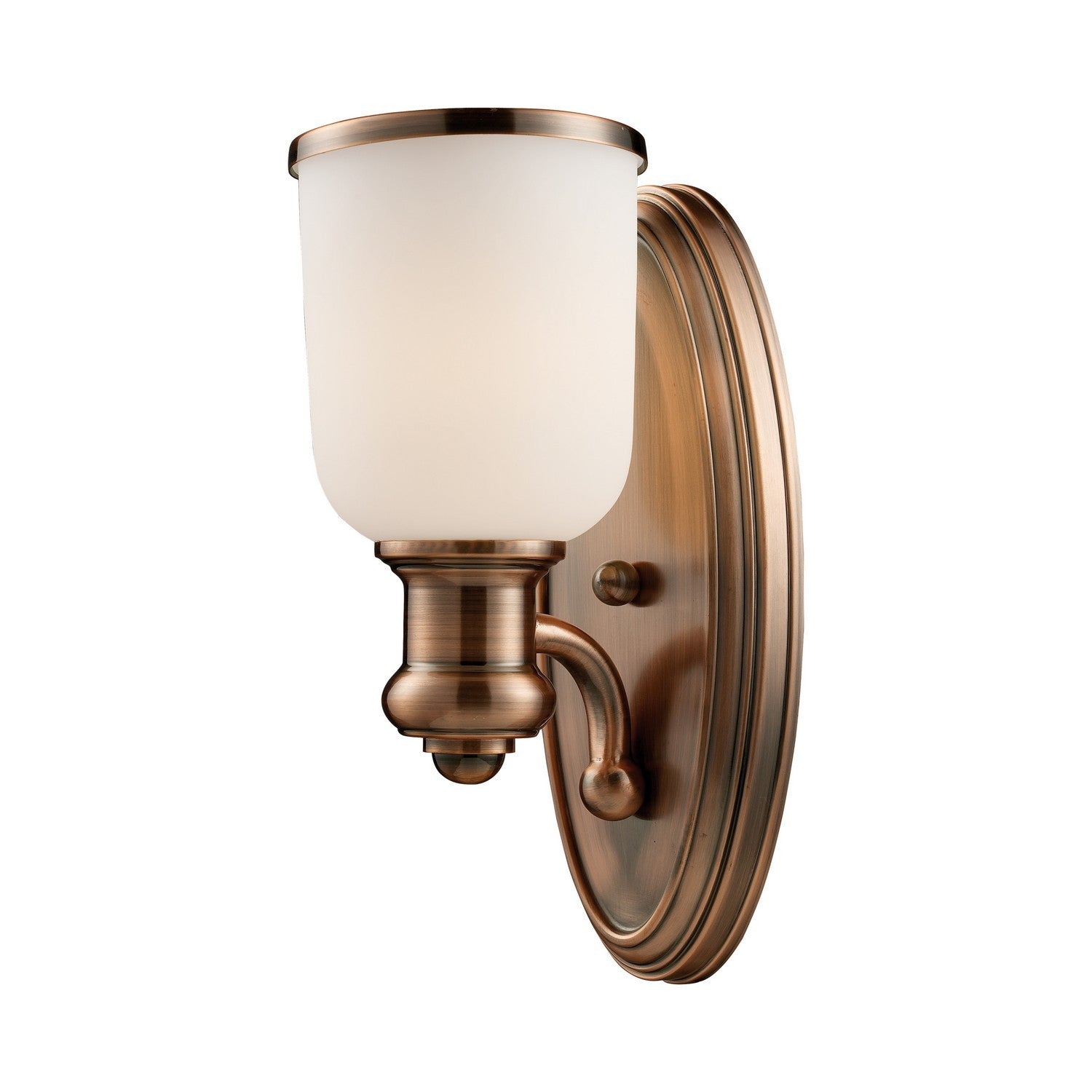 ELK Home - 66180-1 - One Light Wall Sconce - Brooksdale - Antique Copper