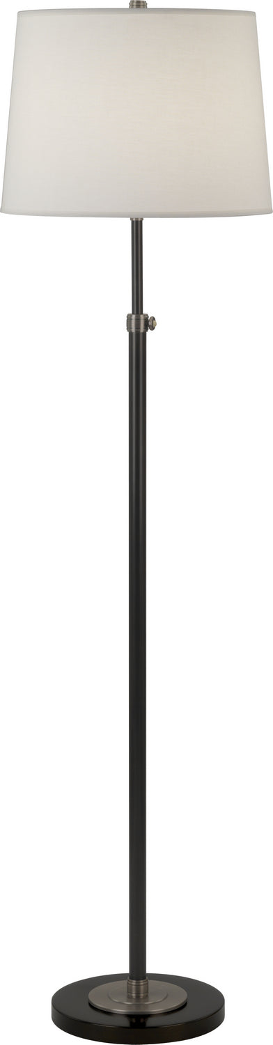 Robert Abbey - 1842X - One Light Floor Lamp - Bruno - Lead Bronze w/Ebonized Nickel