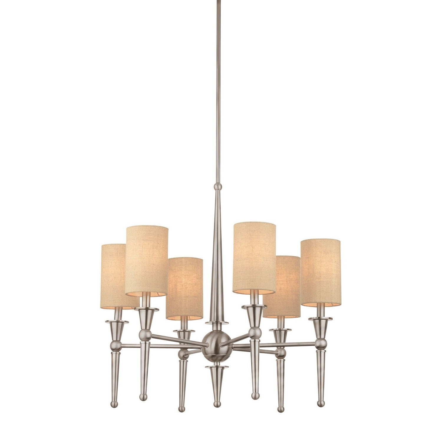 ELK Home - M209778 - Six Light Chandelier - Allure - Brushed Nickel