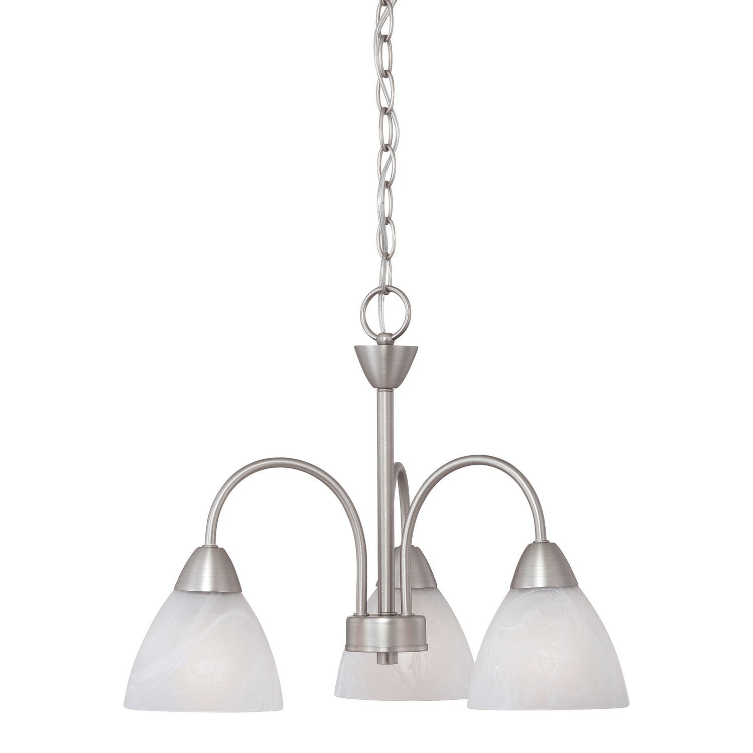 ELK Home - 190005117 - Three Light Chandelier - Tia - Matte Nickel