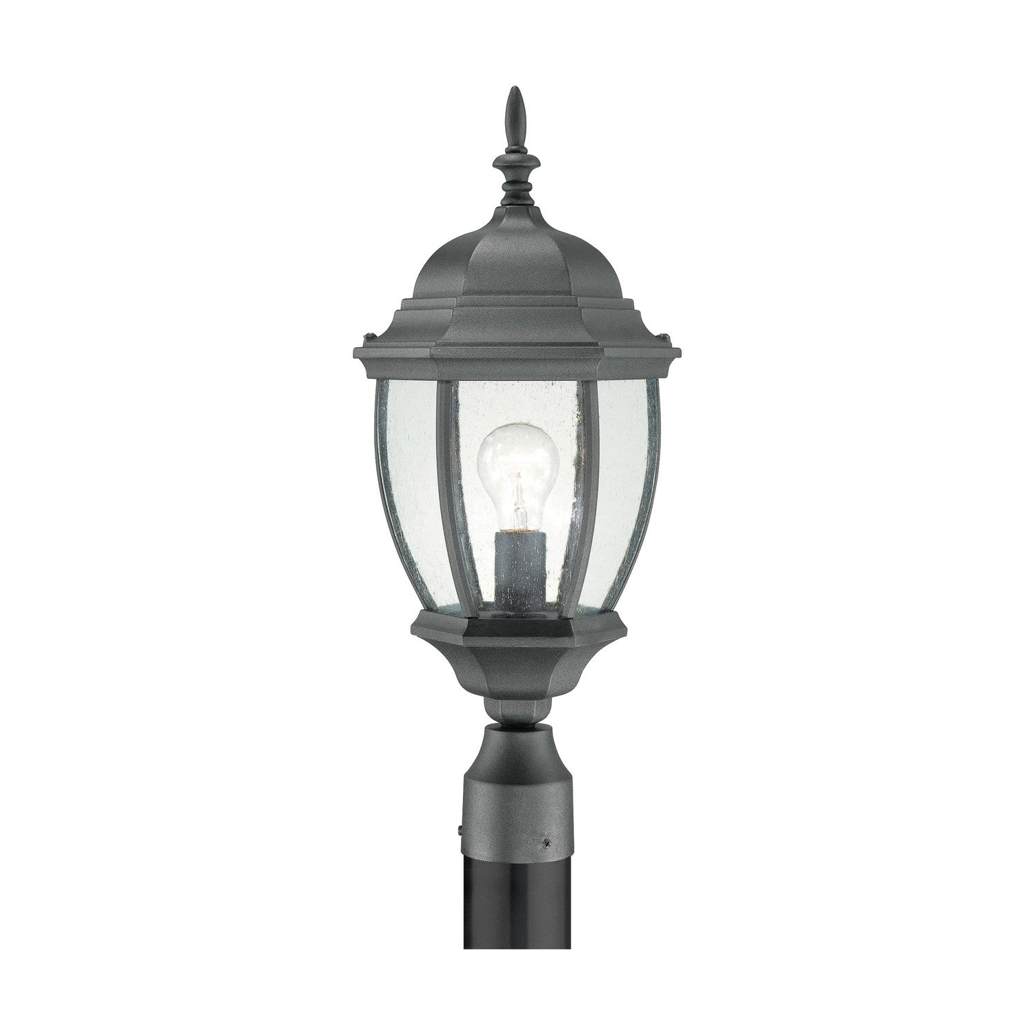 ELK Home - SL90107 - One Light Outdoor Post Mount - Covington - Black