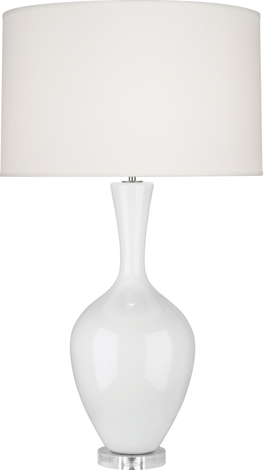 Robert Abbey - LY980 - One Light Table Lamp - Audrey - Lily Glazed Ceramic