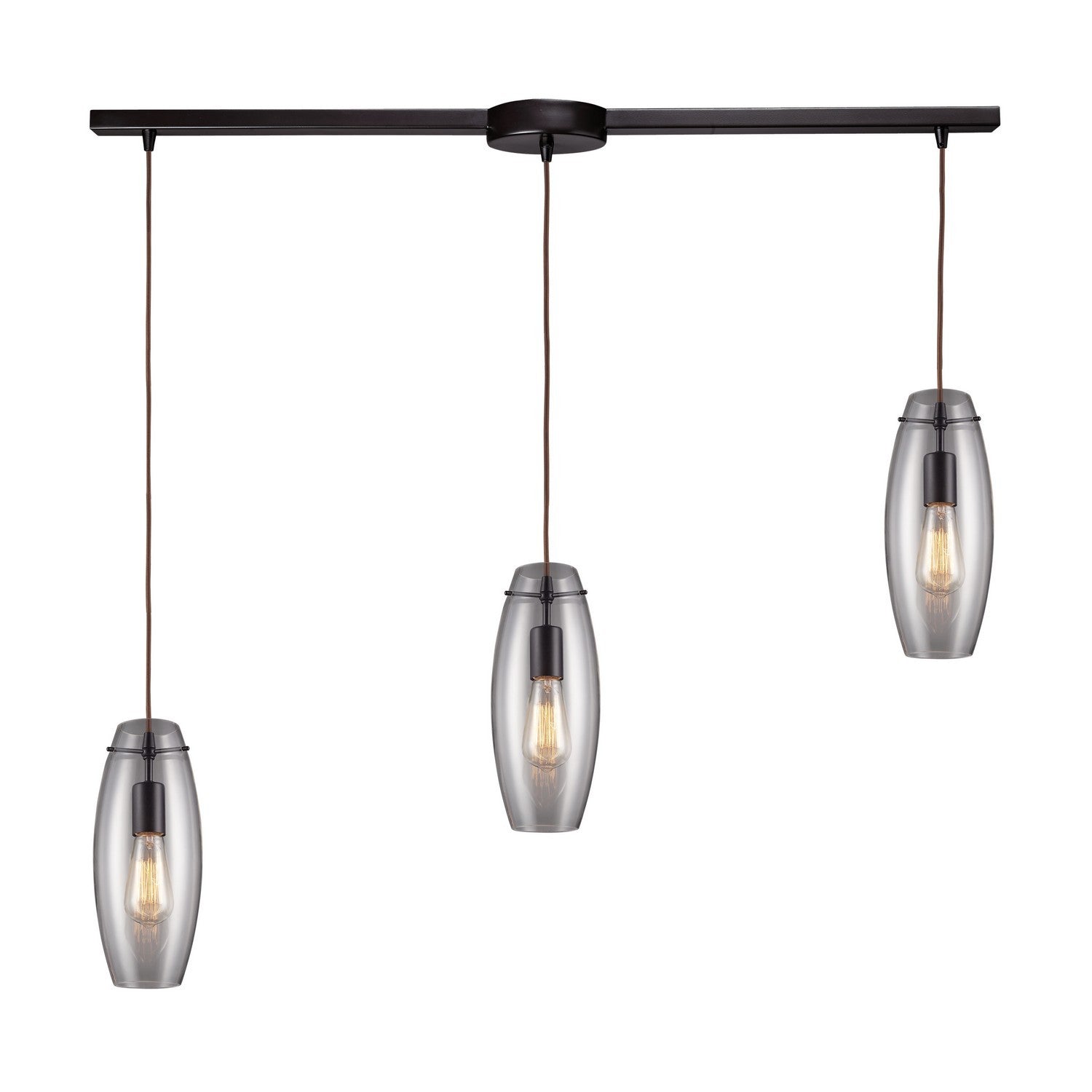 ELK Home - 60044-3L - Three Light Pendant - Menlow Park - Oil Rubbed Bronze