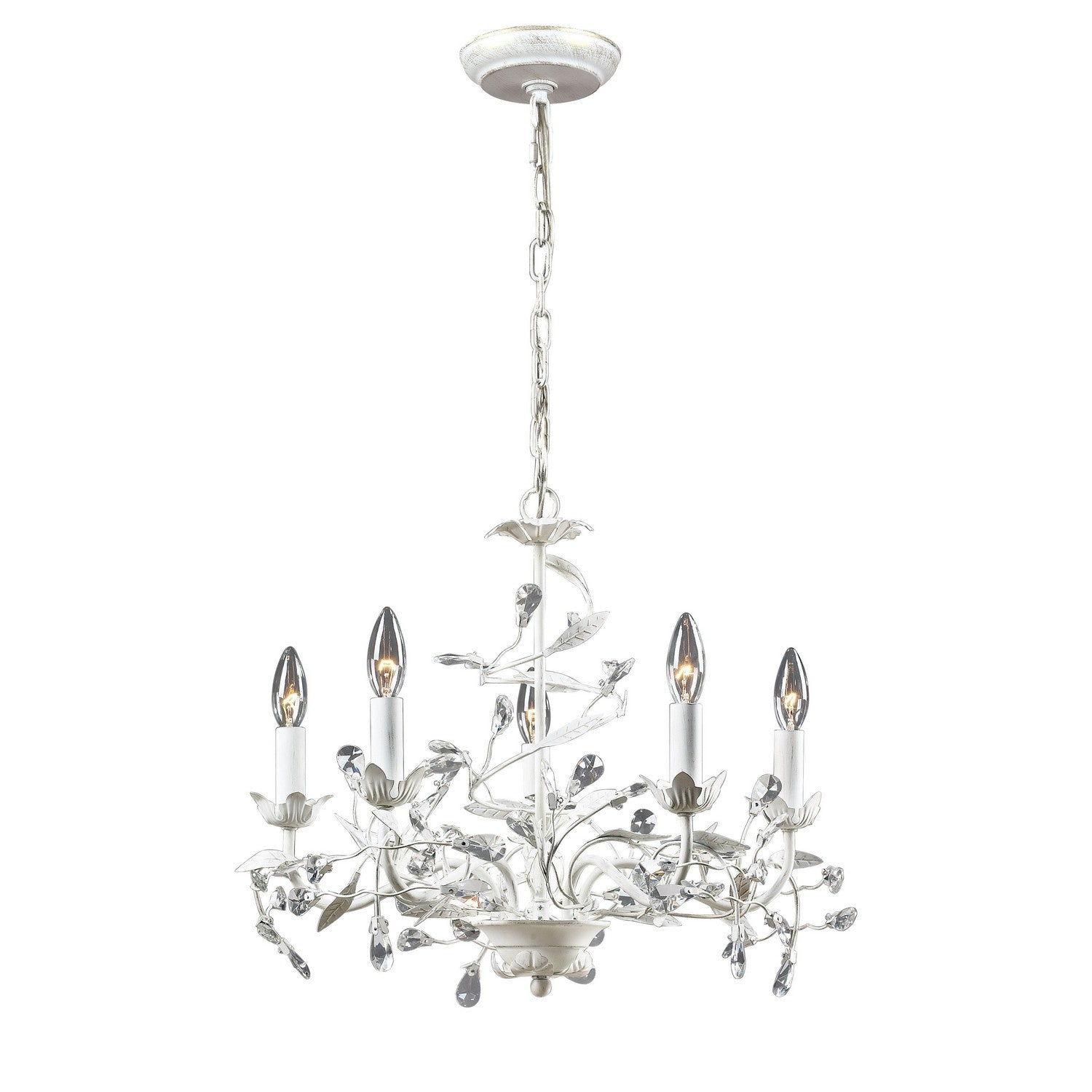 ELK Home - 18113/5 - Five Light Chandelier - Circeo - Antique White