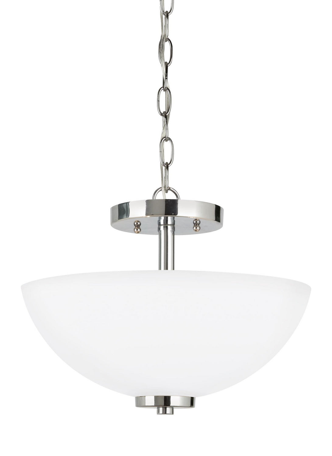 Generation Lighting. - 77160-05 - Two Light Semi-Flush Convertible Pendant - Oslo - Chrome