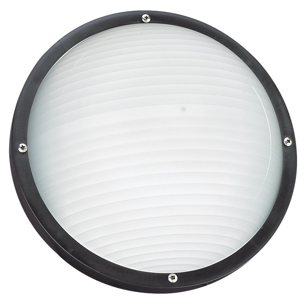 Generation Lighting. - 83057-12 - One Light Outdoor Wall / Ceiling Mount - Bayside - Black