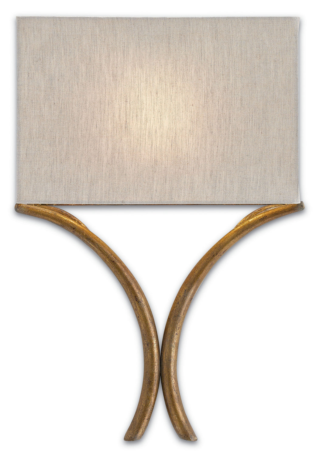 One Light Wall Sconce from the Salima Table Lamp collection in French Gold Leaf finish