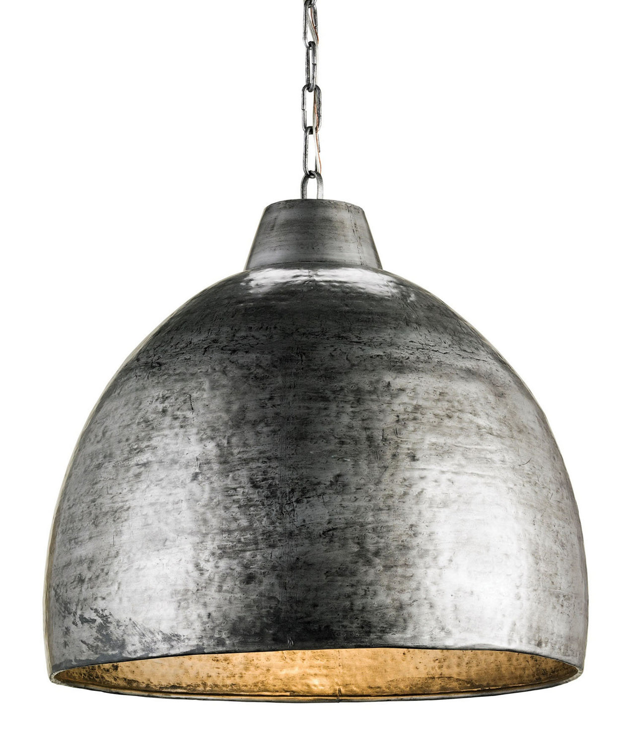 One Light Pendant from the Earthshine collection in Blackened Steel finish