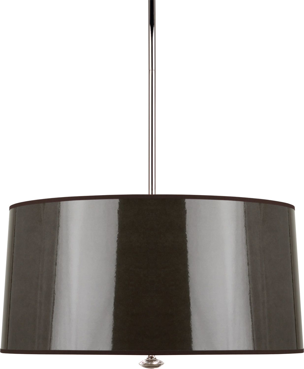 Robert Abbey - T808 - Three Light Pendant - Penelope - Polished Nickel