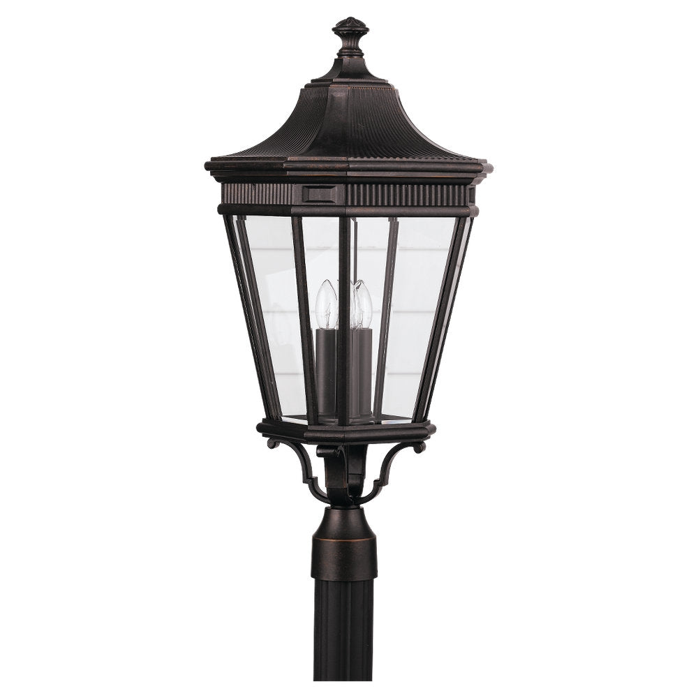 Generation Lighting. - OL5408GBZ - Three Light Outdoor Fixture - Cotswold Lane - Grecian Bronze