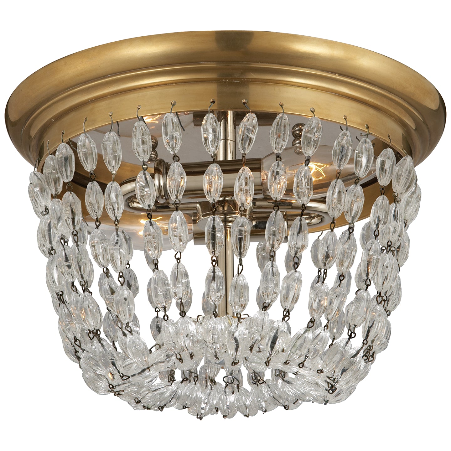 Visual Comfort Signature - CHC 4206AB-SG - Two Light Flush Mount - Paris Flea Market - Antique-Burnished Brass