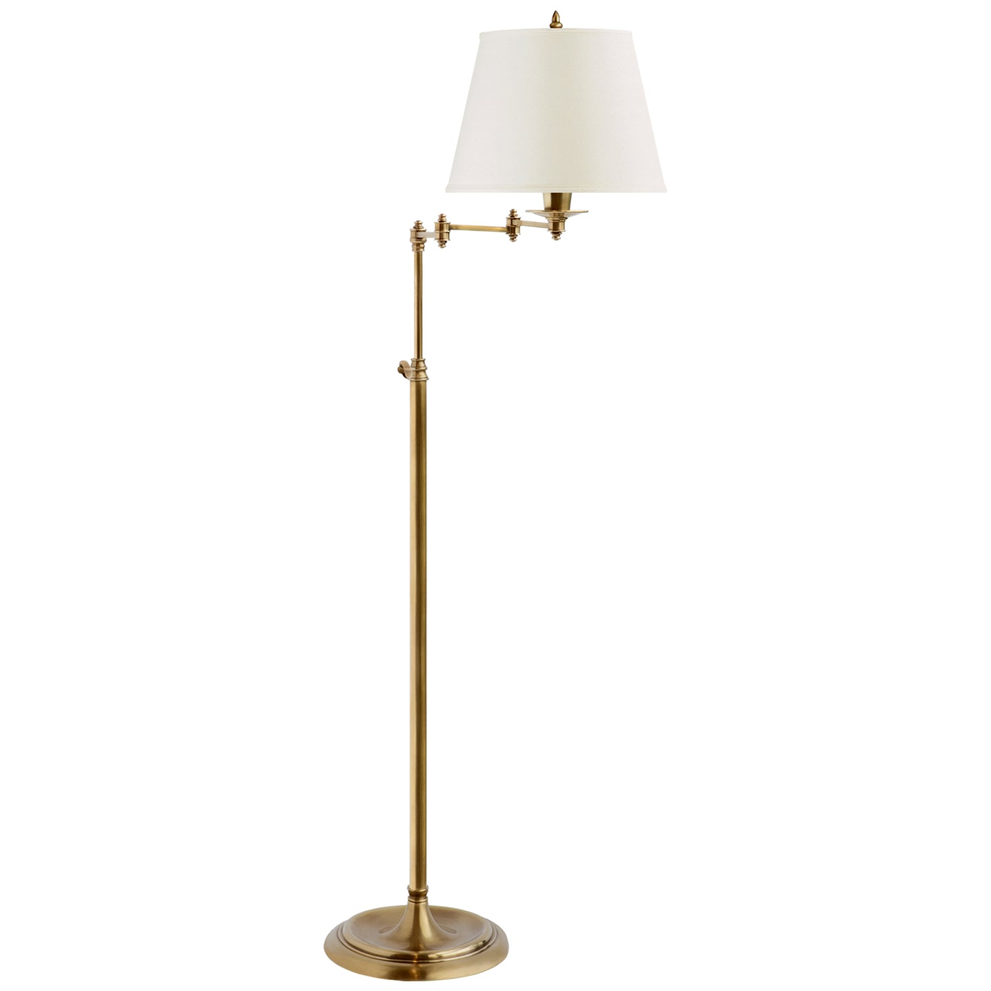 Visual Comfort Signature - S 1200HAB-L - One Light Floor Lamp - Candle Stick - Hand-Rubbed Antique Brass