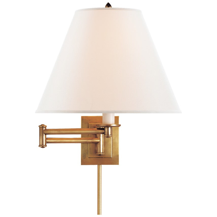 Visual Comfort Signature - S 2500HAB-L - One Light Swing Arm Wall Lamp - Primitive - Hand-Rubbed Antique Brass