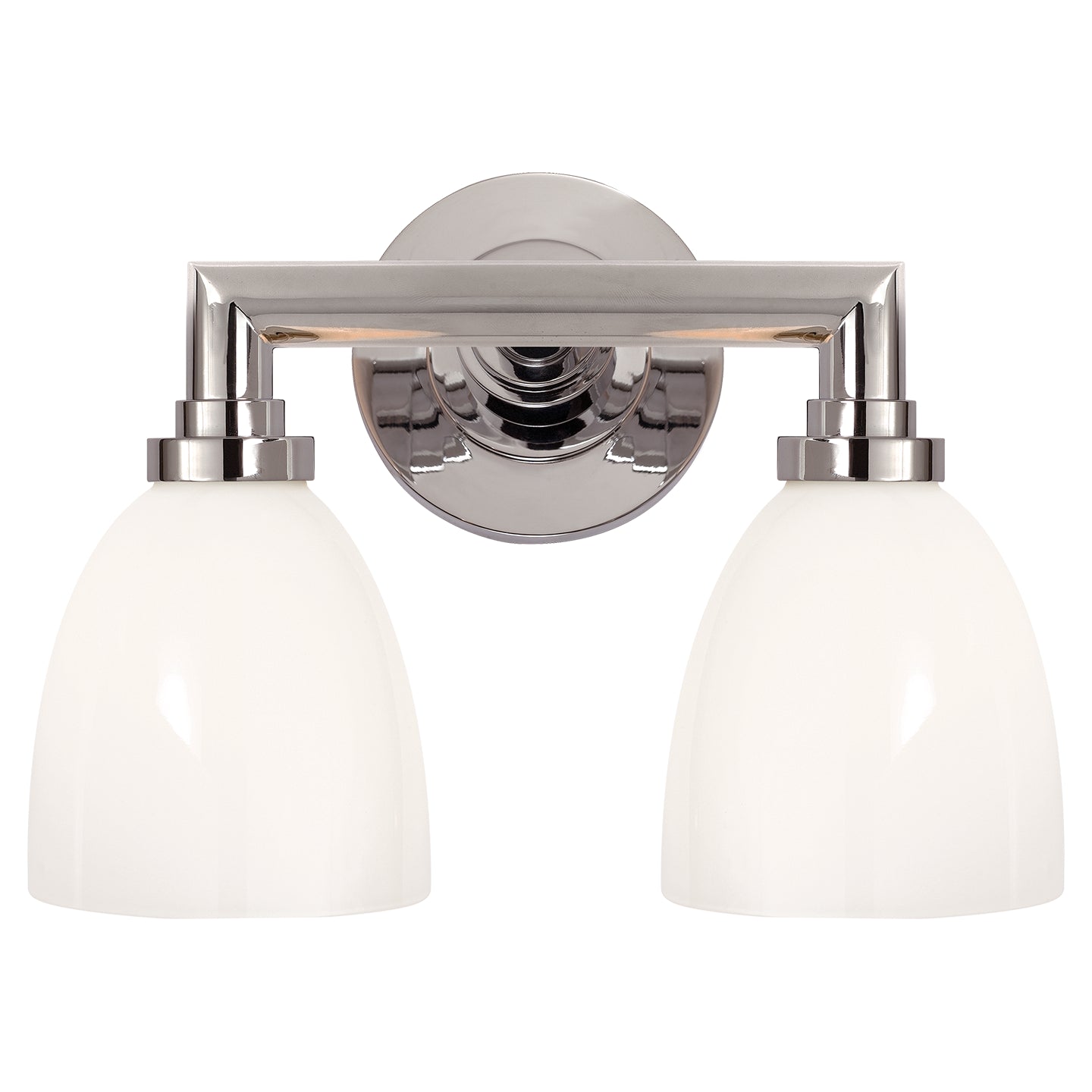 Visual Comfort Signature - SL 2842CH-WG - Two Light Bath Sconce - Wilton - Chrome