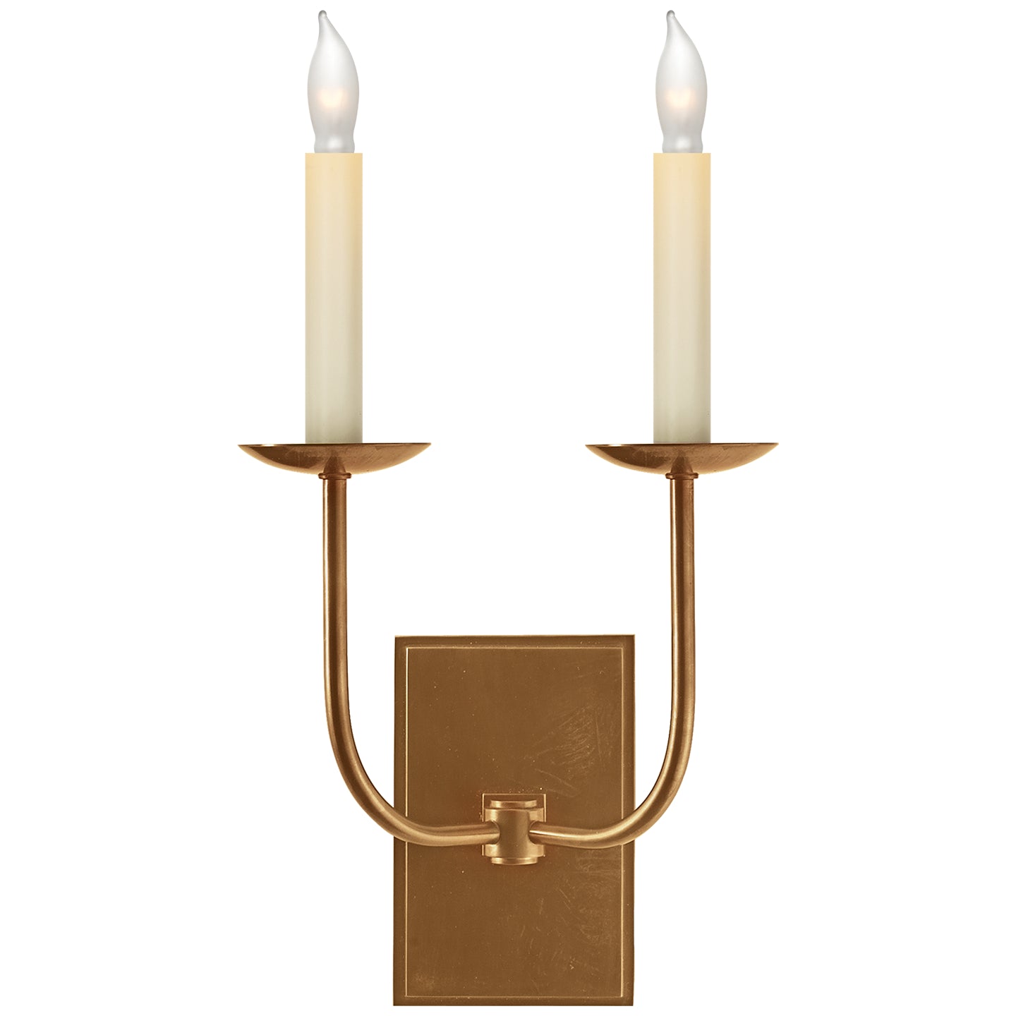 Visual Comfort Signature - SL 2861HAB - Two Light Wall Sconce - TT - Hand-Rubbed Antique Brass