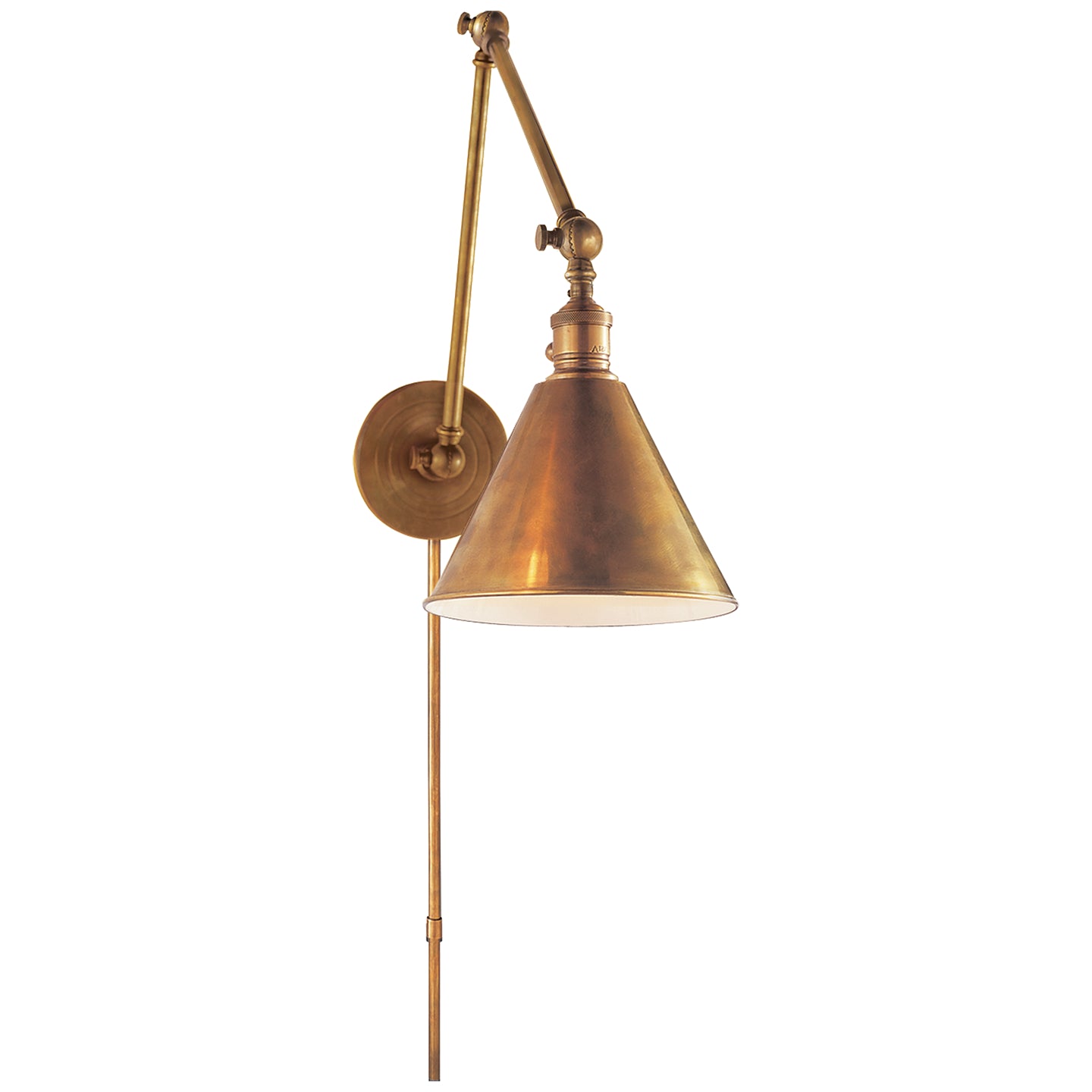 Visual Comfort Signature - SL 2923HAB - One Light Wall Sconce - Boston Functional - Hand-Rubbed Antique Brass