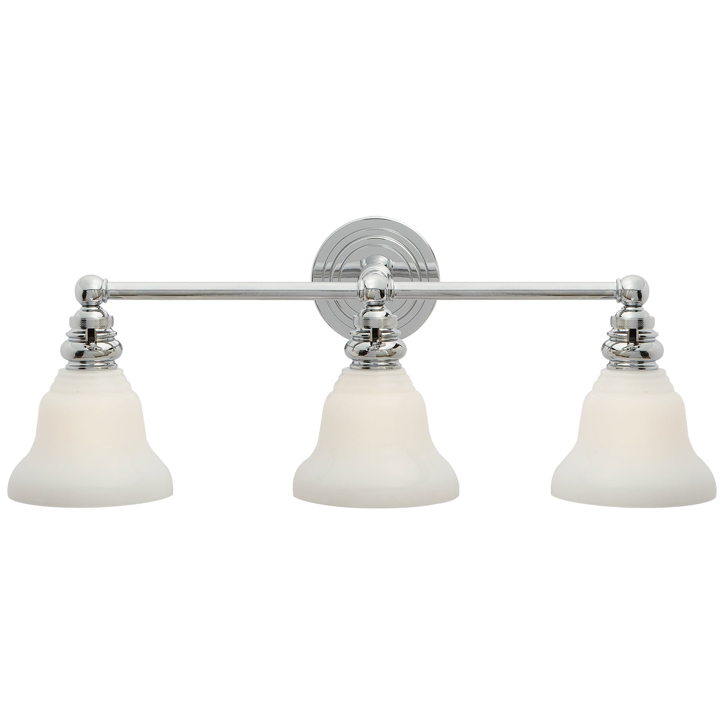 Visual Comfort Signature - SL 2933CH/SLEG-WG - Three Light Wall Sconce - Boston - Chrome