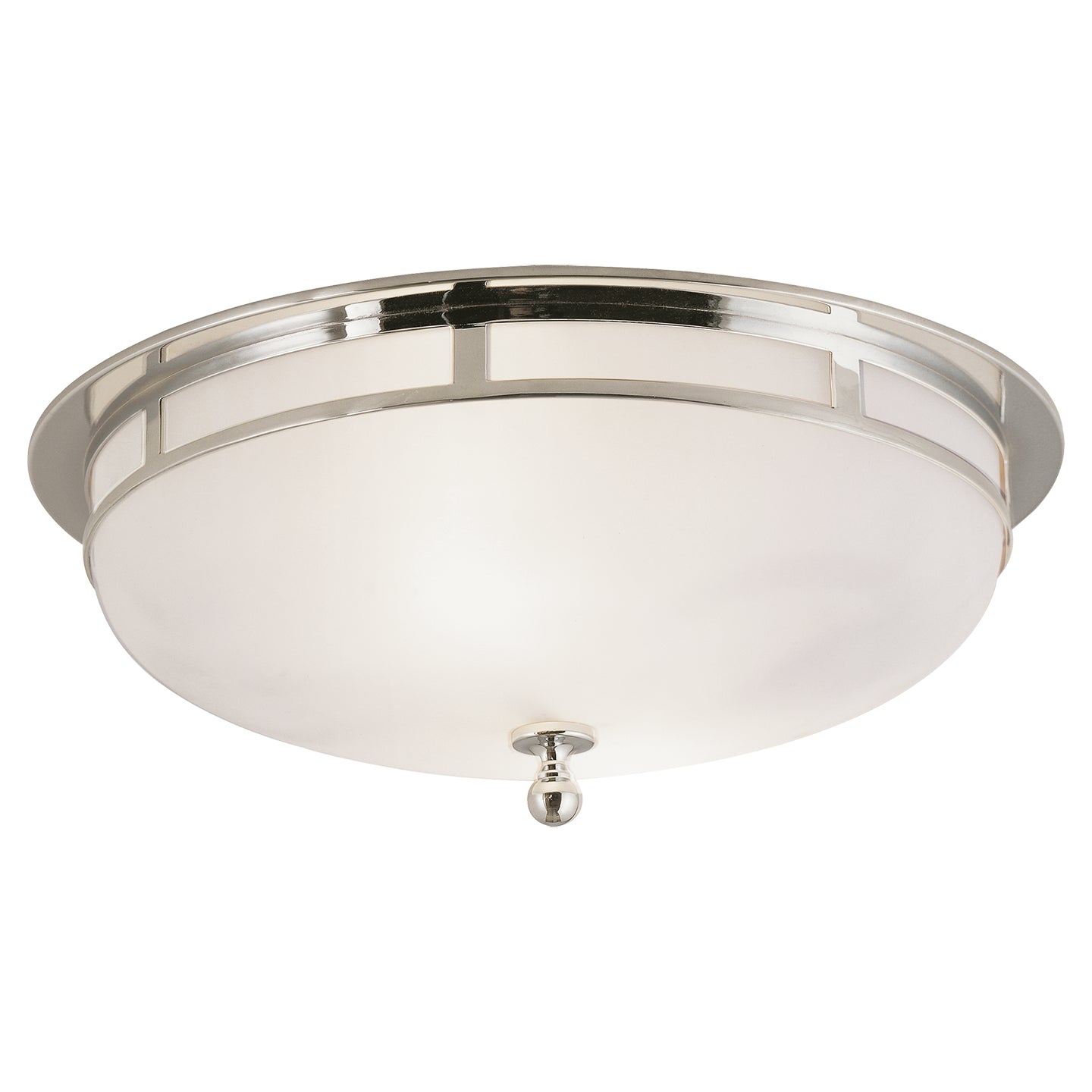 Visual Comfort Signature - SS 4011PN-FG - Two Light Flush Mount - Openwork - Polished Nickel