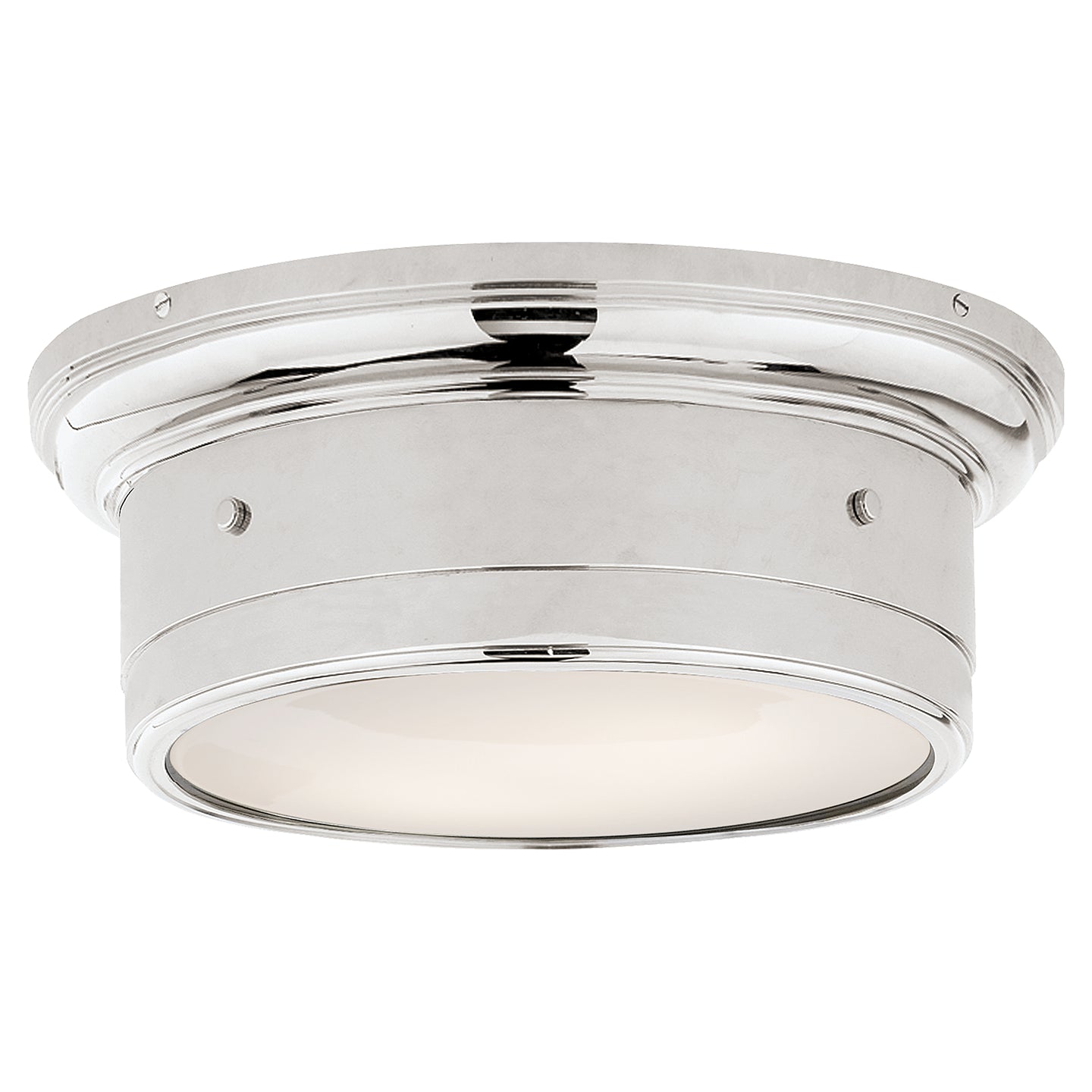 Visual Comfort Signature - SS 4015PN-WG - Two Light Flush Mount - Siena2 - Polished Nickel