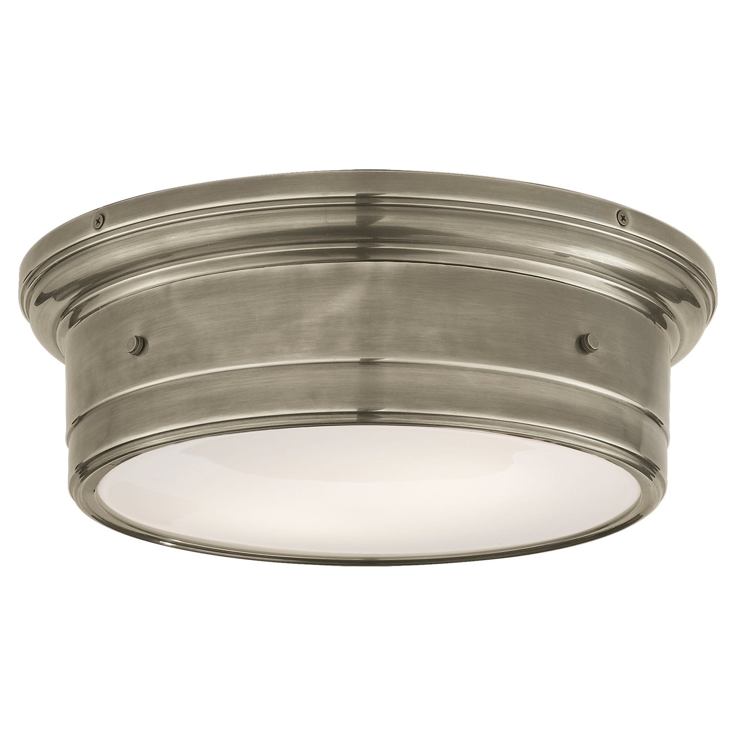 Visual Comfort Signature - SS 4016AN-WG - Two Light Flush Mount - Siena2 - Antique Nickel