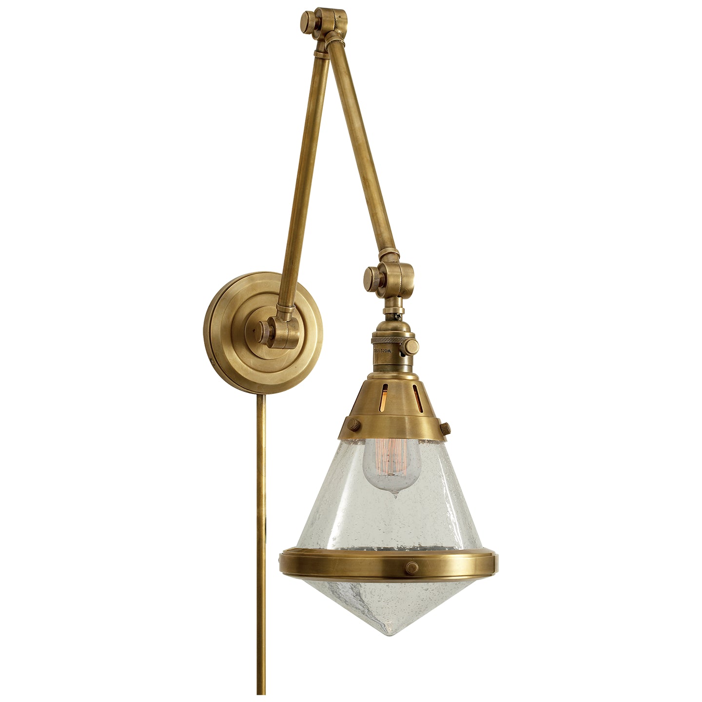 Visual Comfort Signature - TOB 2156HAB-SG - One Light Wall Sconce - Gale - Hand-Rubbed Antique Brass
