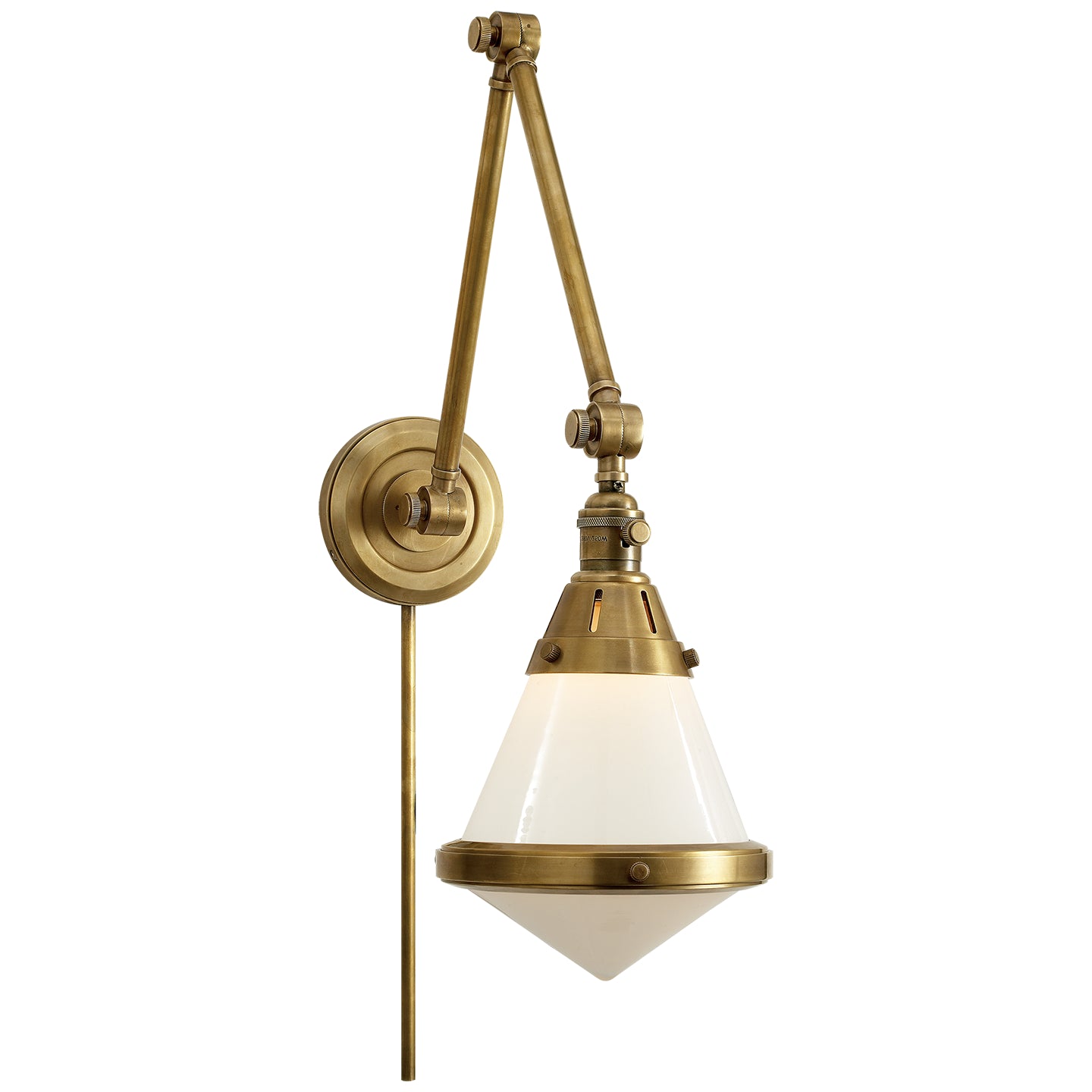 Visual Comfort Signature - TOB 2156HAB-WG - One Light Wall Sconce - Gale - Hand-Rubbed Antique Brass
