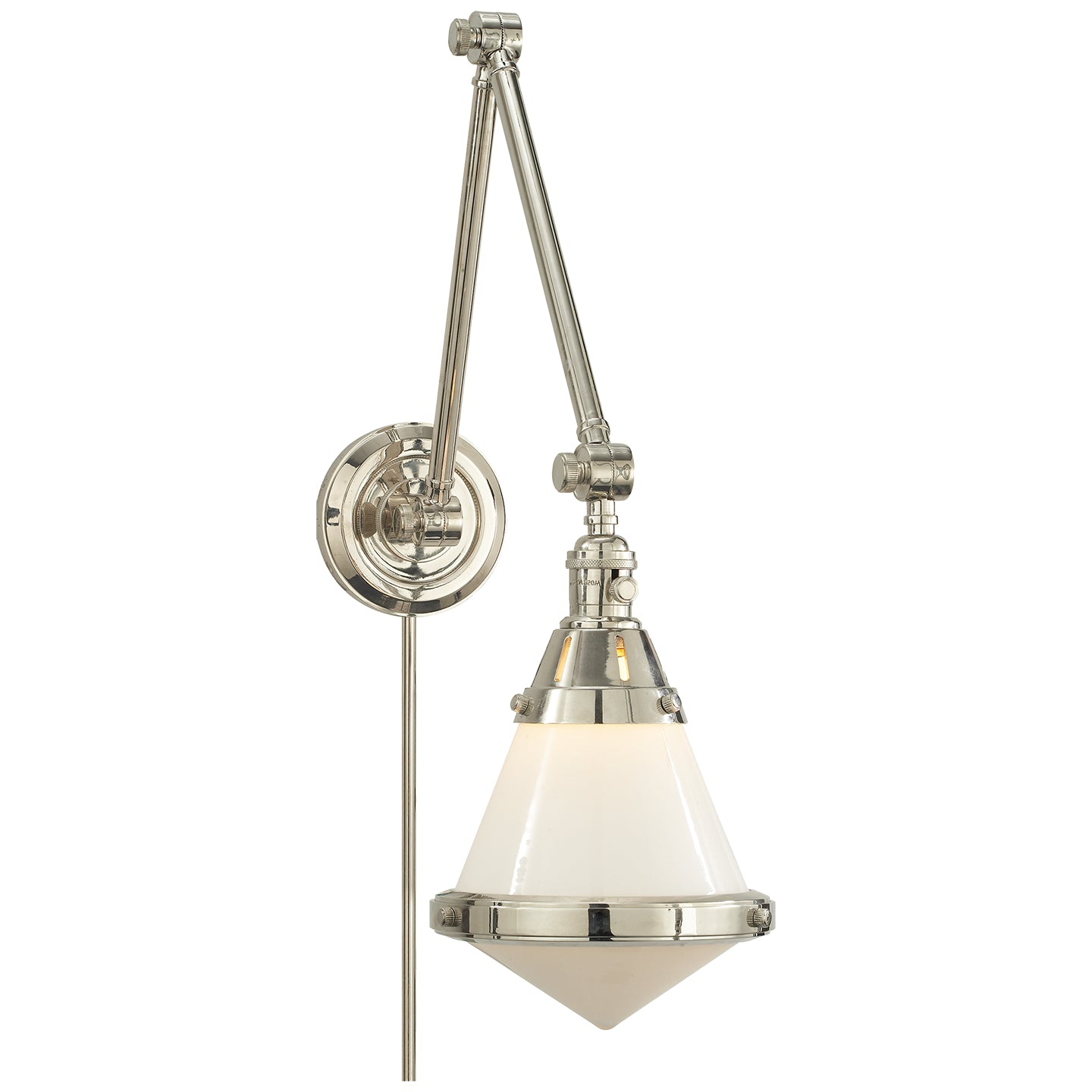 Visual Comfort Signature - TOB 2156PN-WG - One Light Wall Sconce - Gale - Polished Nickel
