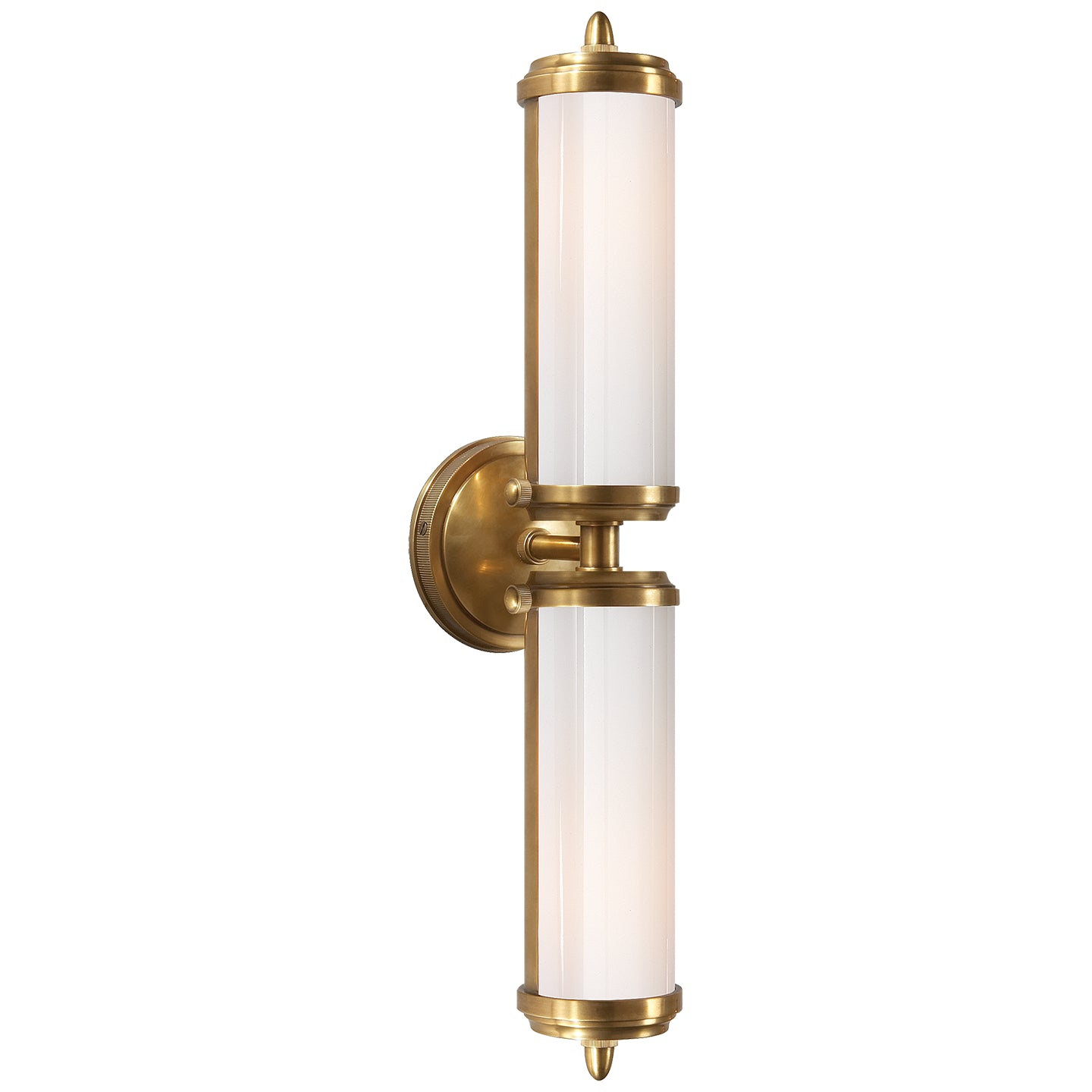 Visual Comfort Signature - TOB 2207HAB-WG - Two Light Bath Sconce - Merchant - Hand-Rubbed Antique Brass