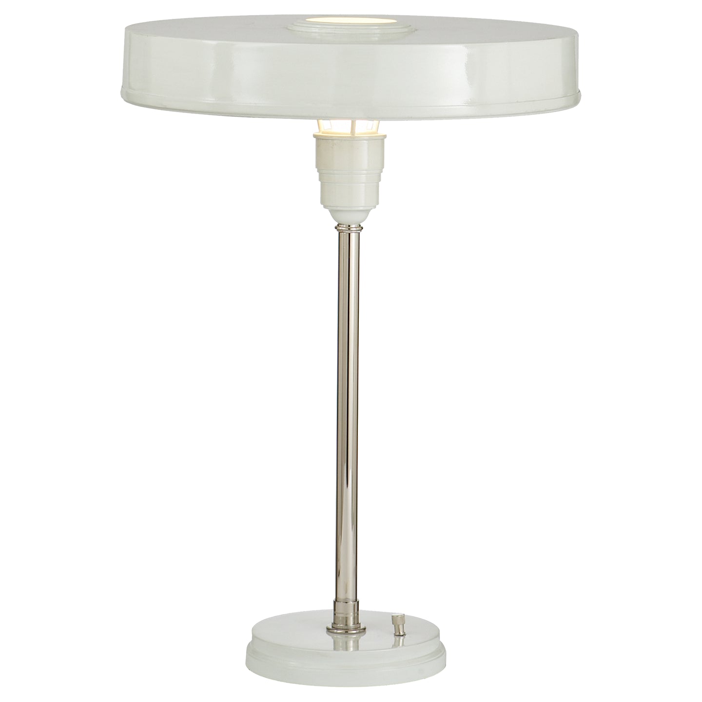 Visual Comfort Signature - TOB 3190PN/WHT - One Light Table Lamp - Carlo - Antique White