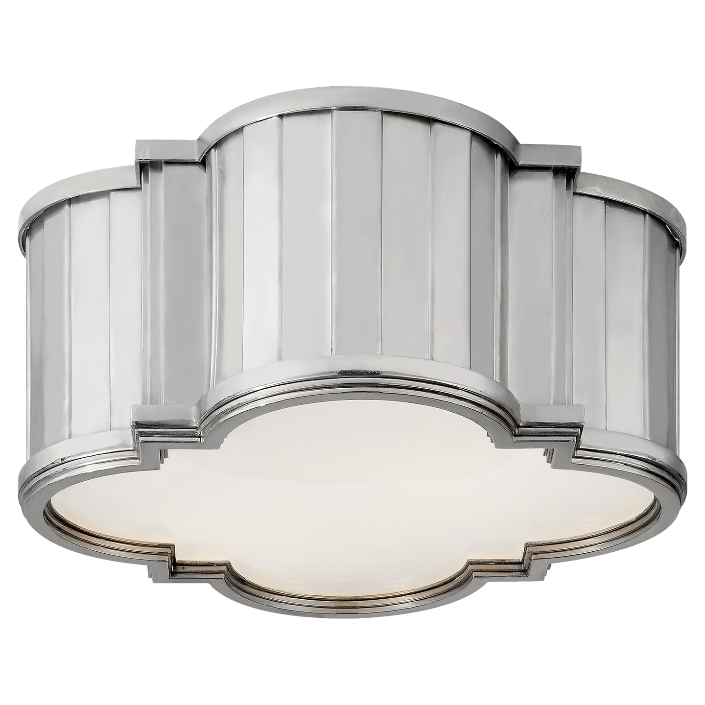 Visual Comfort Signature - TOB 4130PN-WG - Two Light Flush Mount - Tilden - Polished Nickel