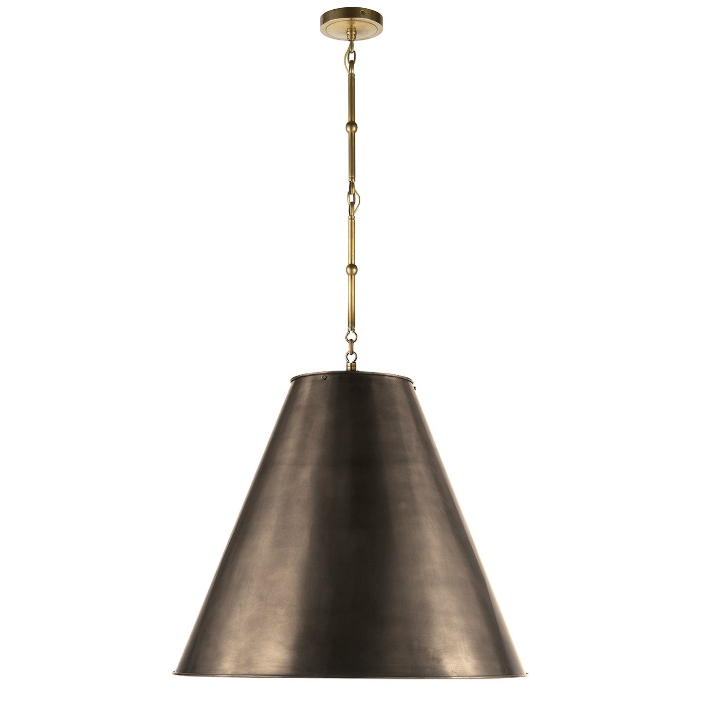 Visual Comfort Signature - TOB 5014HAB-BZ - Two Light Pendant - Goodman - Hand-Rubbed Antique Brass