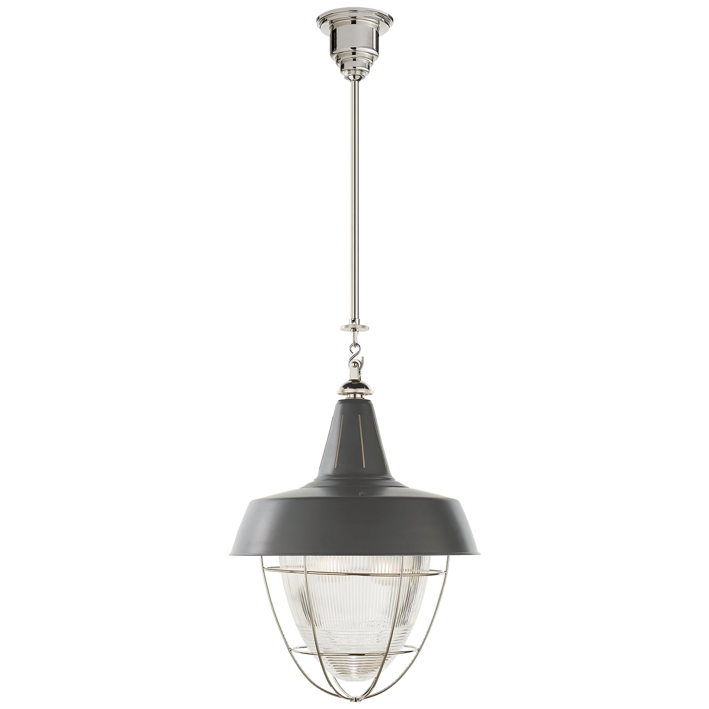 Visual Comfort Signature - TOB 5042PN-G - Two Light Pendant - Henry - Polished Nickel