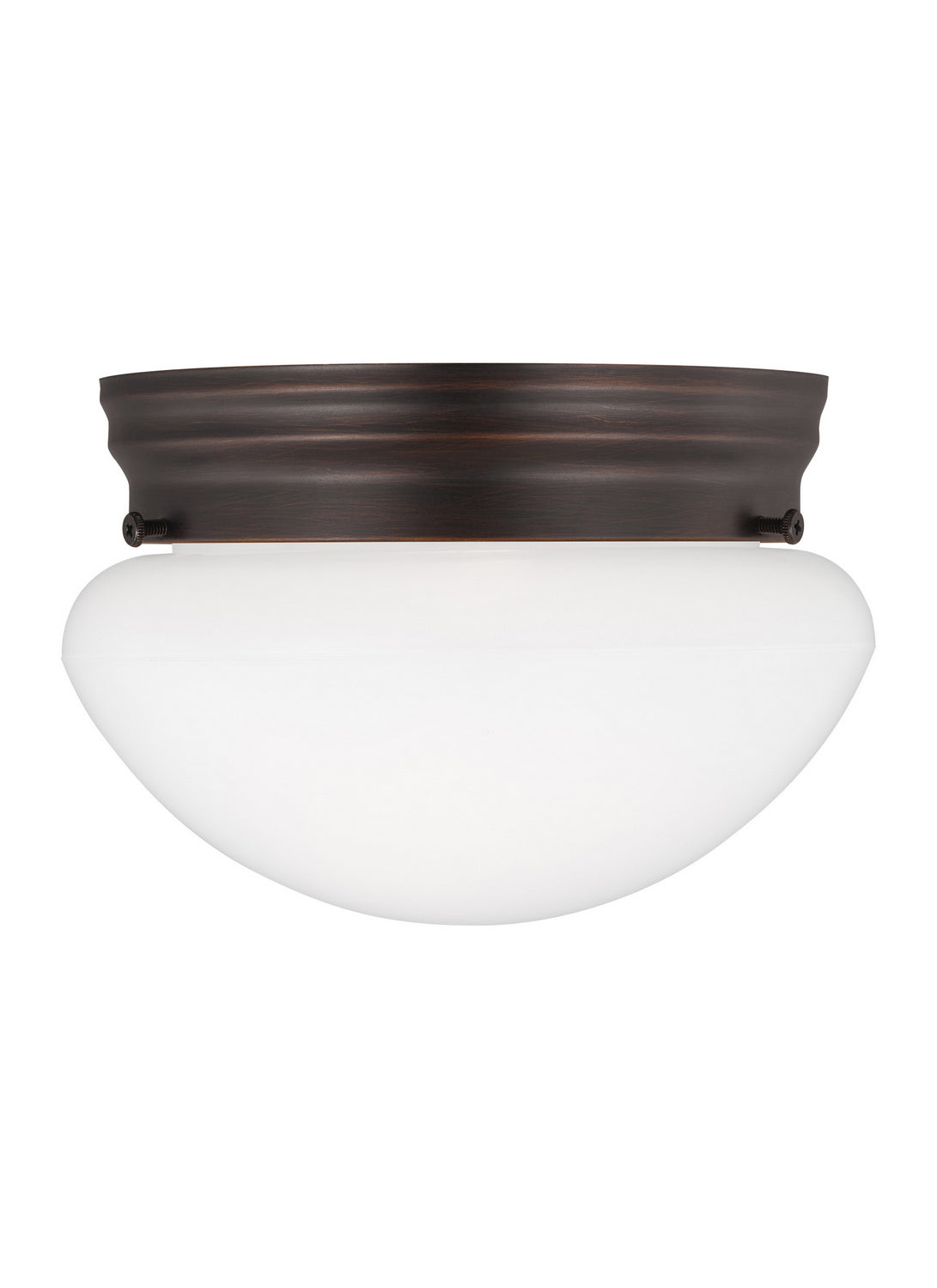 Generation Lighting. - 5326-710 - One Light Flush Mount - Webster - Bronze