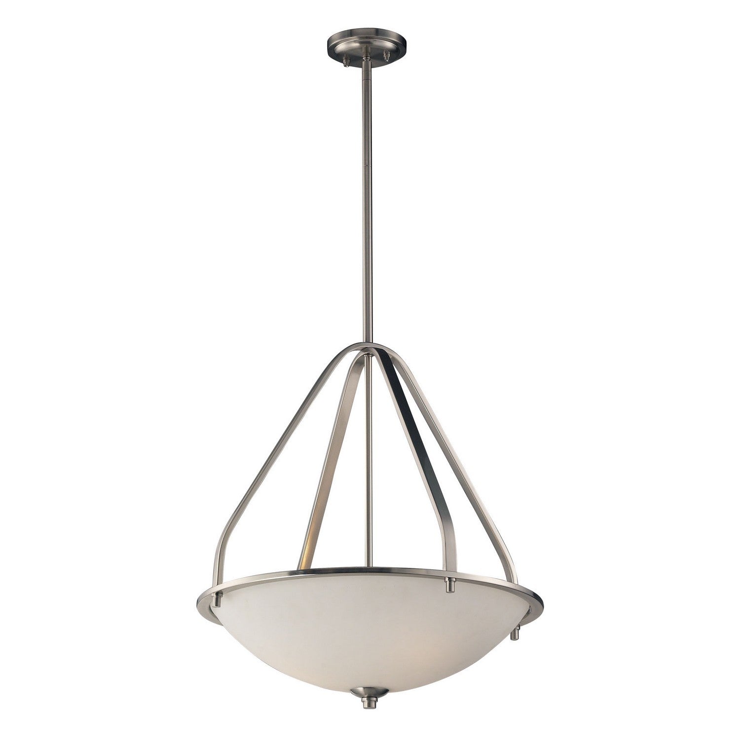 ELK Home - 17144/3 - Three Light Pendant - Mayfield - Brushed Nickel