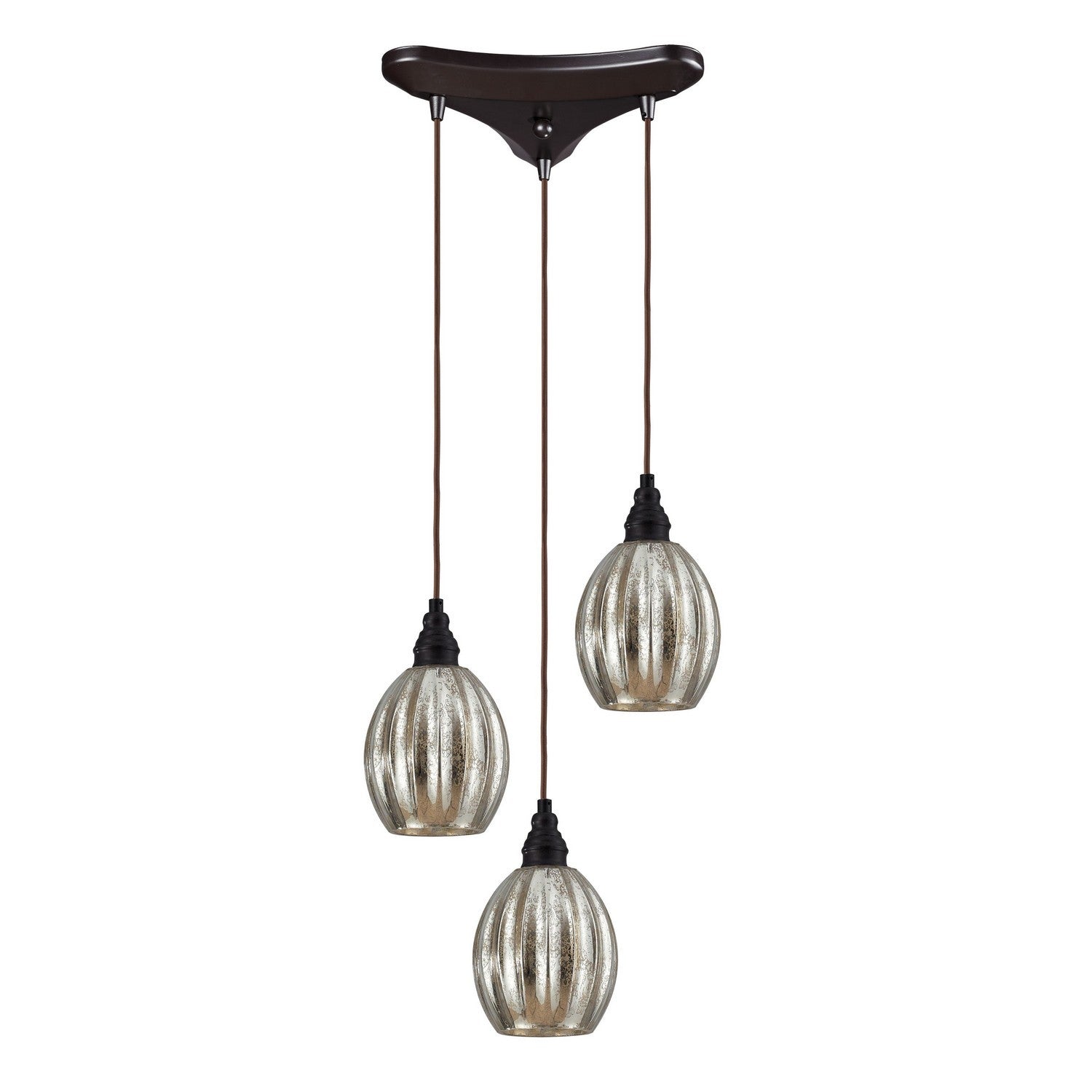 ELK Home - 46007/3 - Three Light Pendant - Danica - Oil Rubbed Bronze