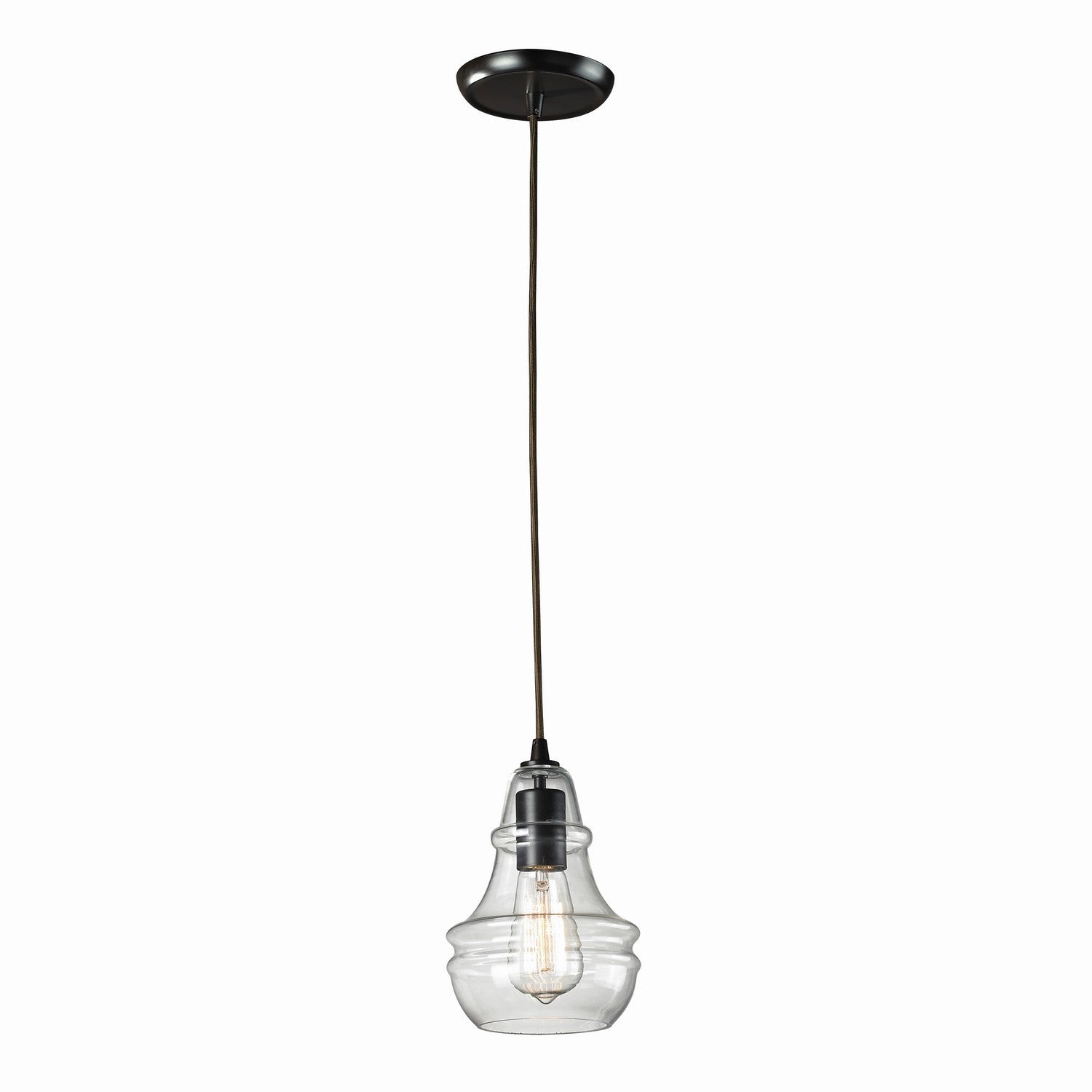 ELK Home - 60047-1 - One Light Mini Pendant - Menlow Park - Oil Rubbed Bronze