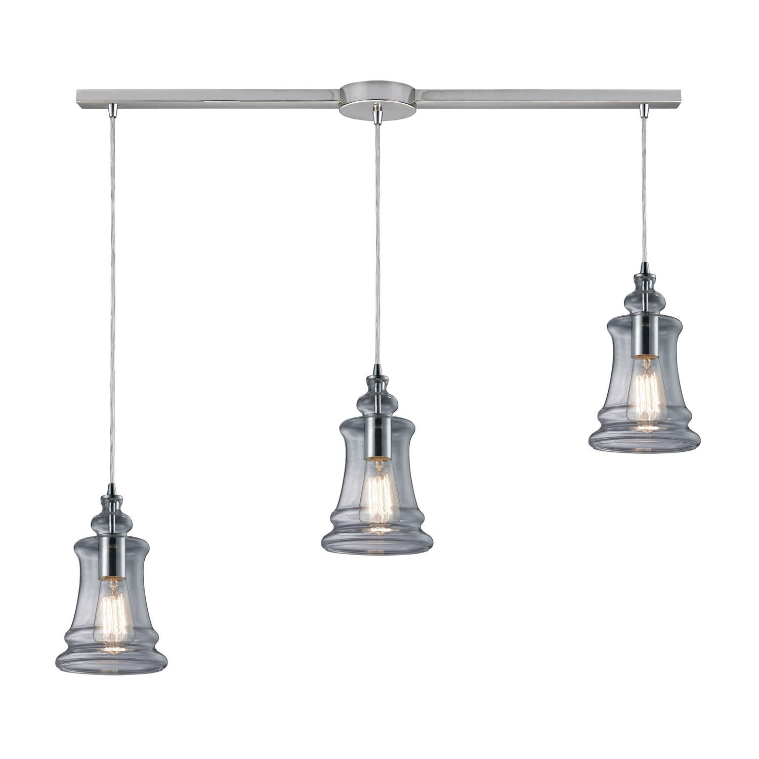 ELK Home - 60052-3L - Three Light Pendant - Menlow Park - Polished Chrome