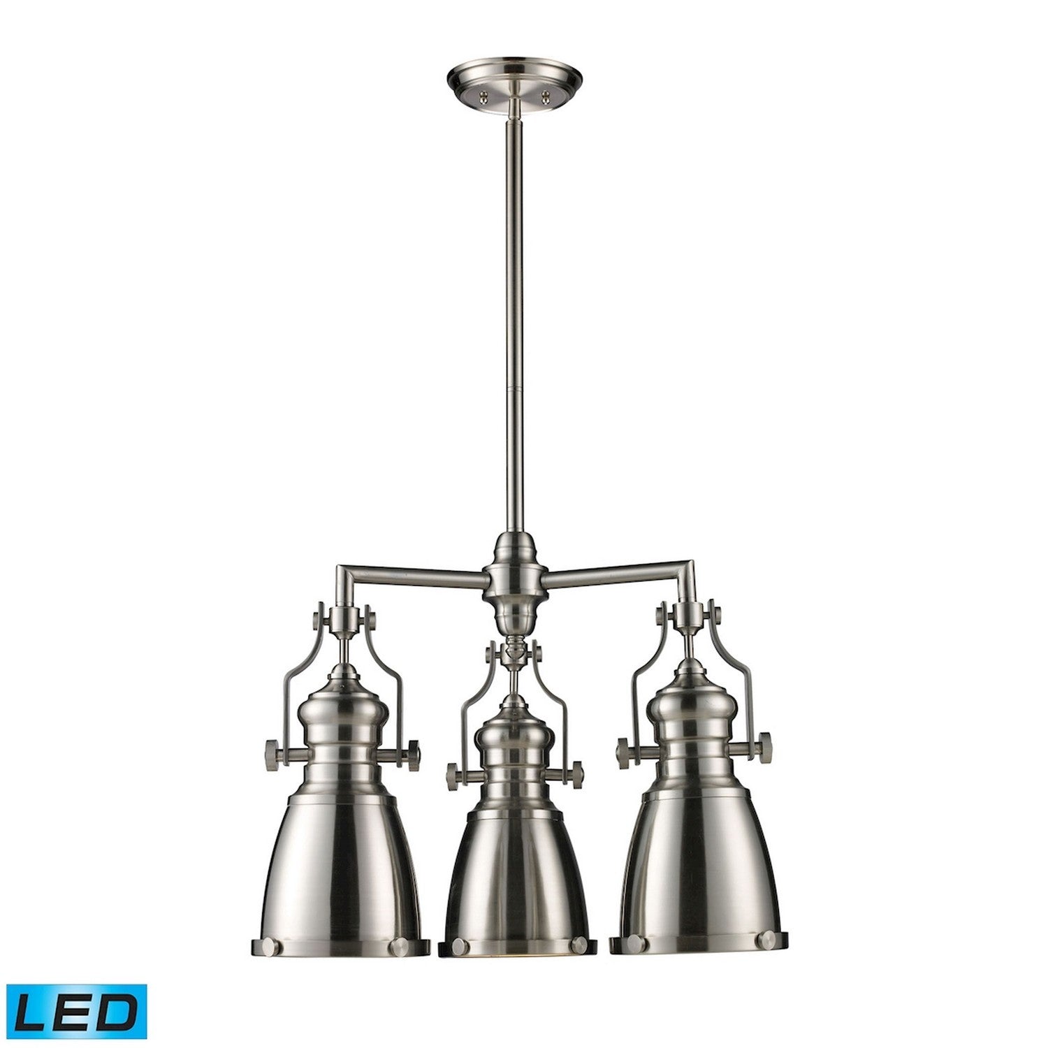 ELK Home - 66120-3-LED - LED Chandelier - Chadwick - Satin Nickel