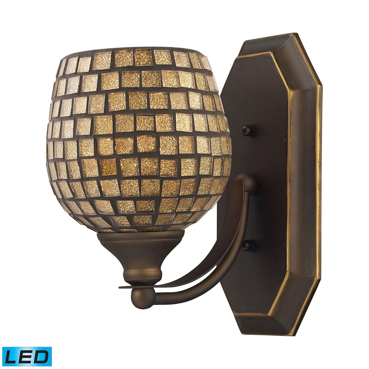 ELK Home - 570-1B-GLD-LED - LED Vanity Lamp - Mix-N-Match - Aged Bronze