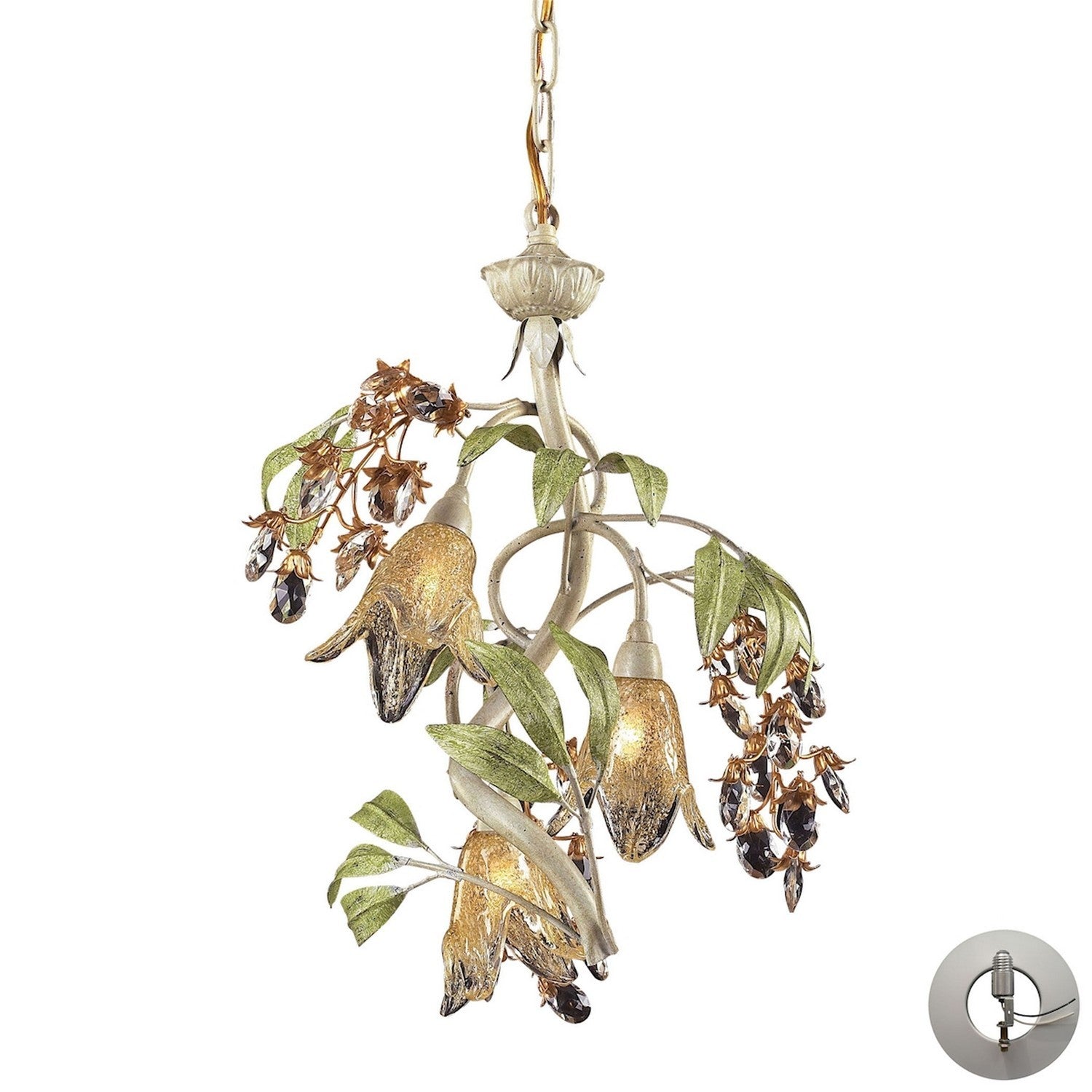 ELK Home - 86051-LA - LED Chandelier - Huarco - Sage Green