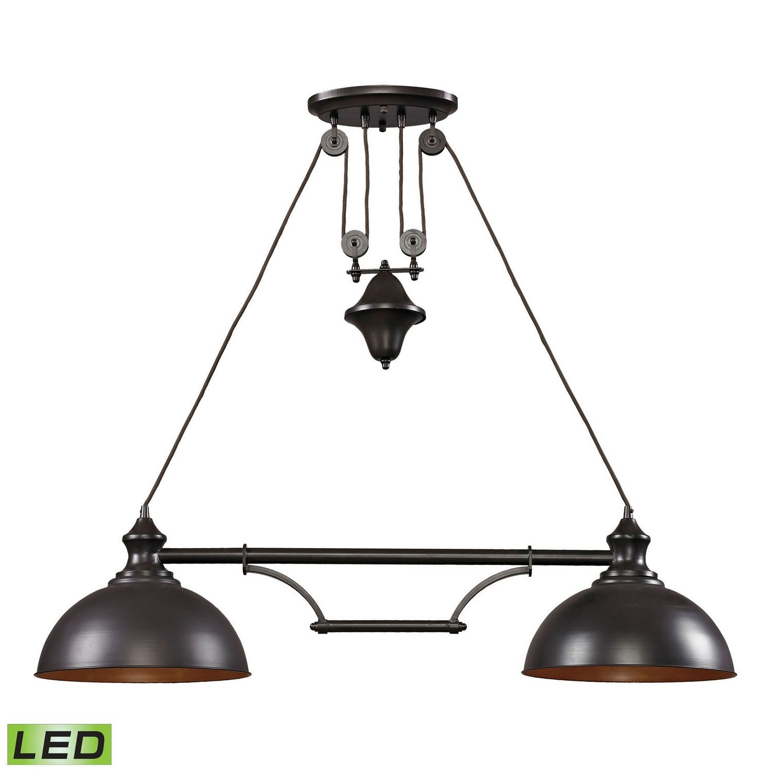 ELK Home - 65150-2-LED - LED Linear Chandelier - Farmhouse - Oil Rubbed Bronze