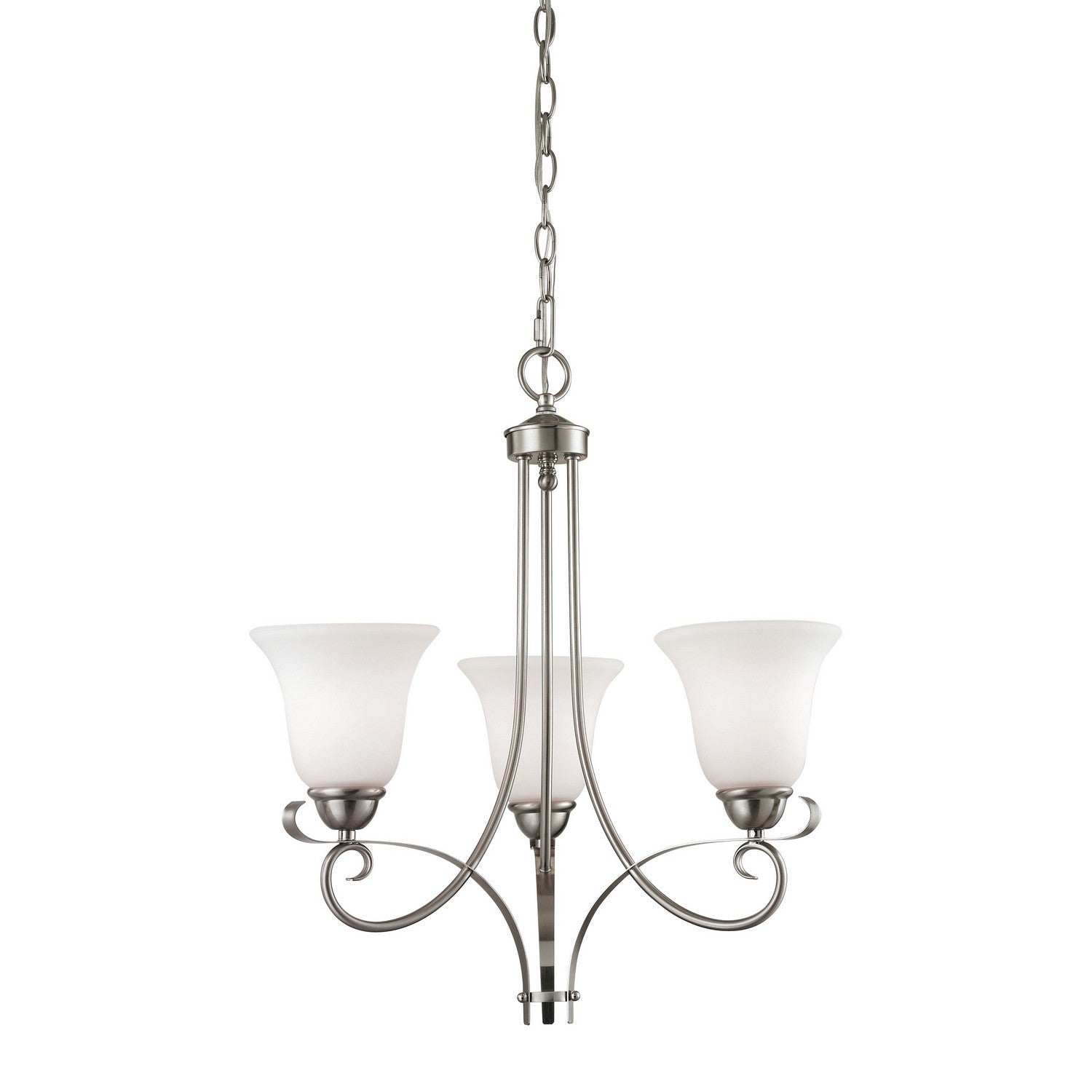 ELK Home - 1003CH/20 - Three Light Chandelier - Brighton - Brushed Nickel