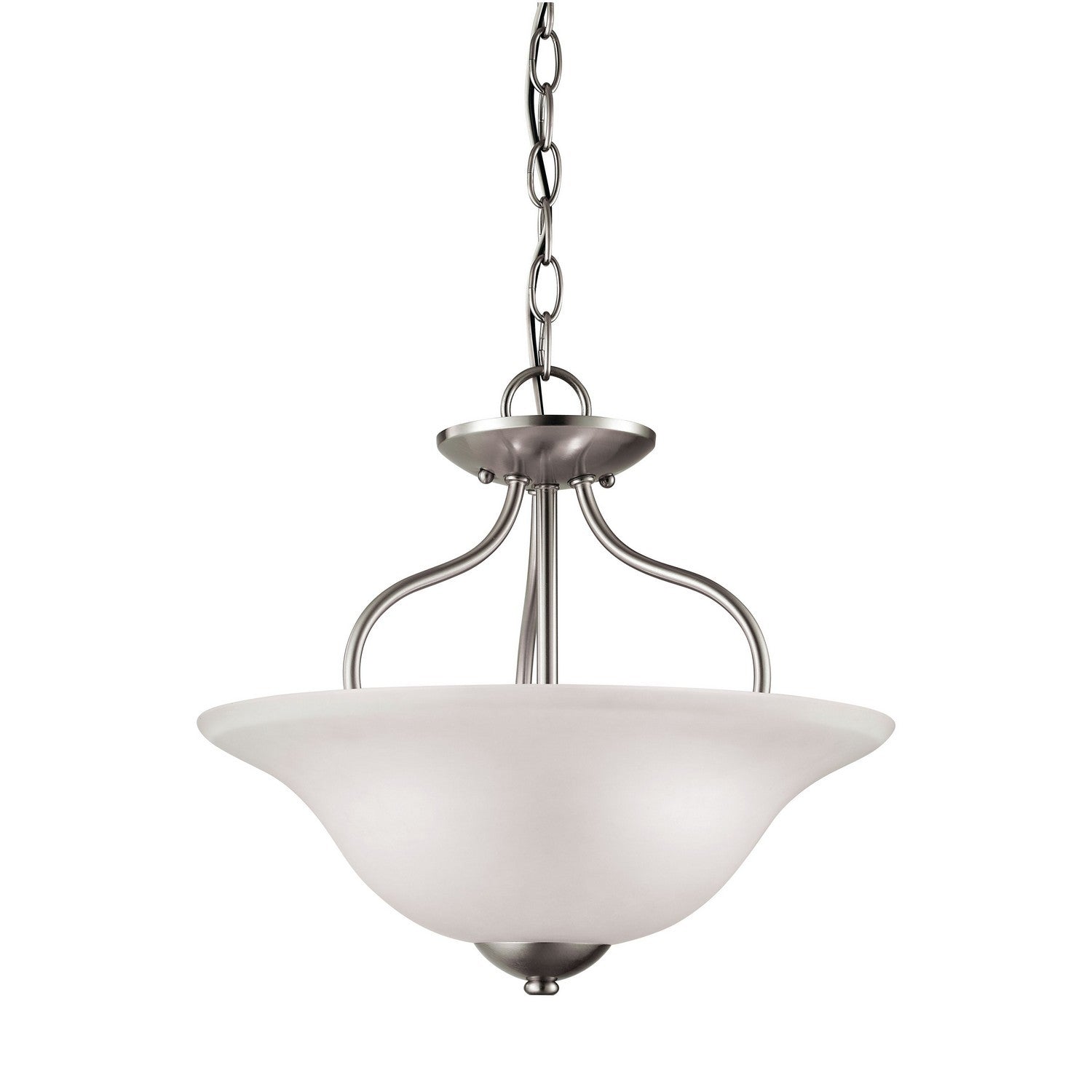 ELK Home - 1202CS/20 - Two Light Semi Flush Mount - Conway - Brushed Nickel