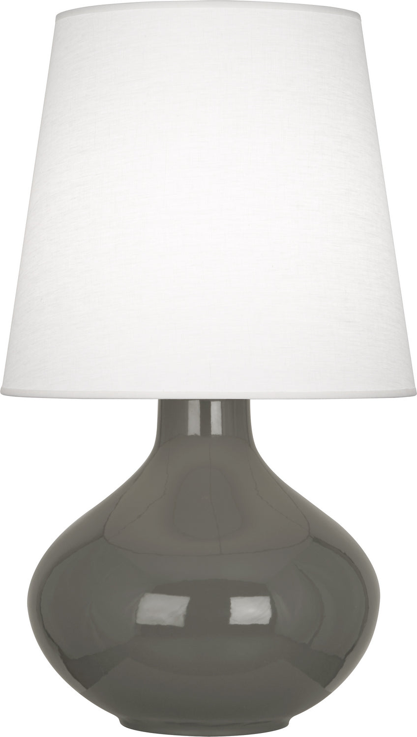 Robert Abbey - CR993 - One Light Table Lamp - June - Ash Glazed Ceramic