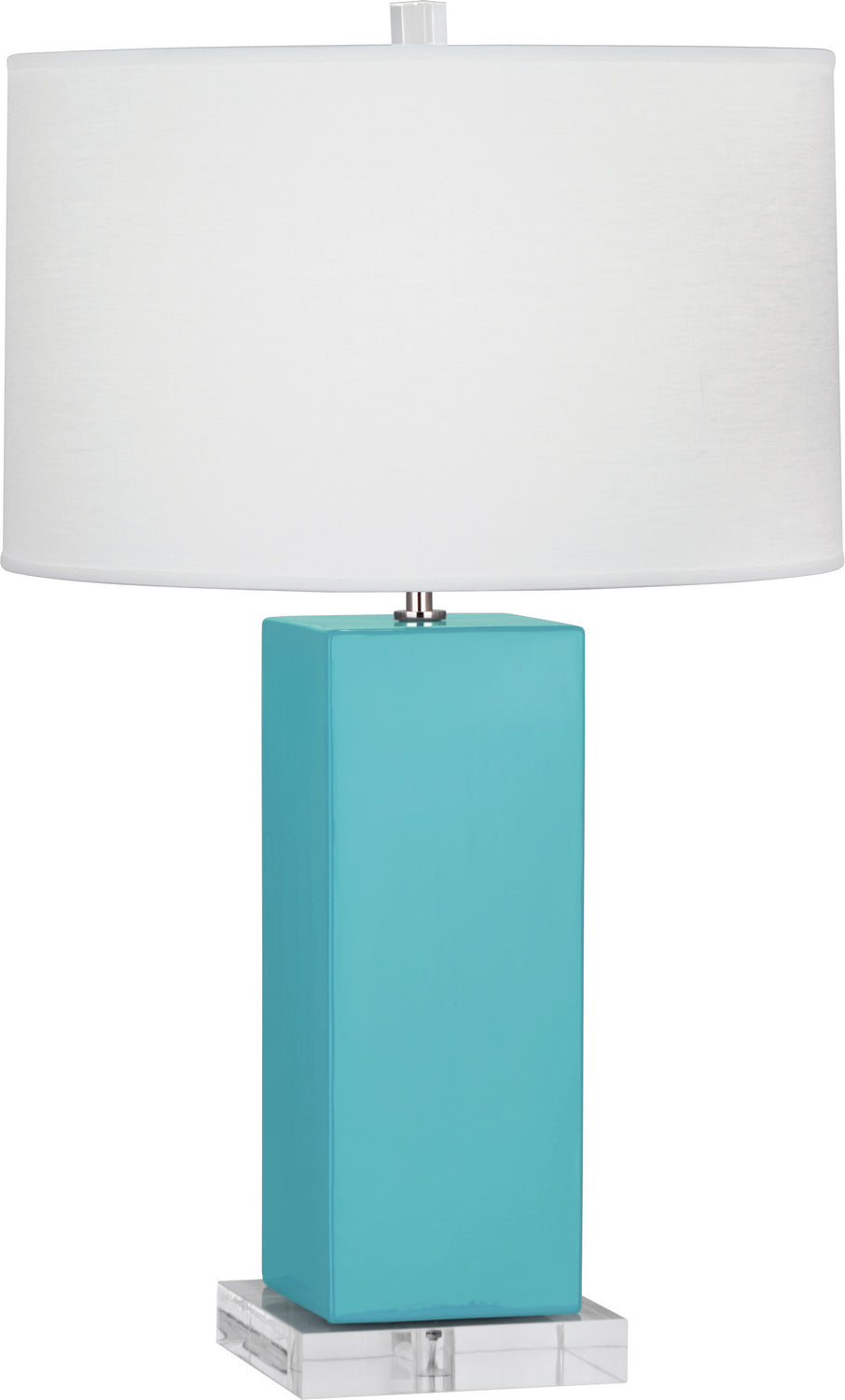 Robert Abbey - EB995 - One Light Table Lamp - Harvey - Egg Blue Glazed Ceramic