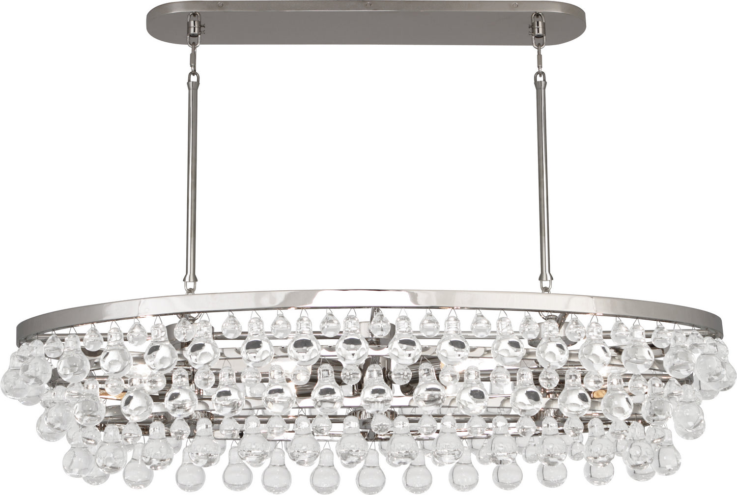 Robert Abbey - S1007 - Eight Light Chandelier - Bling - Polished Nickel