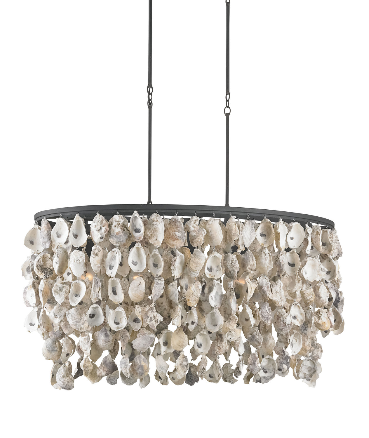 Five Light Chandelier from the Stillwater collection in Natural/Blacksmith finish